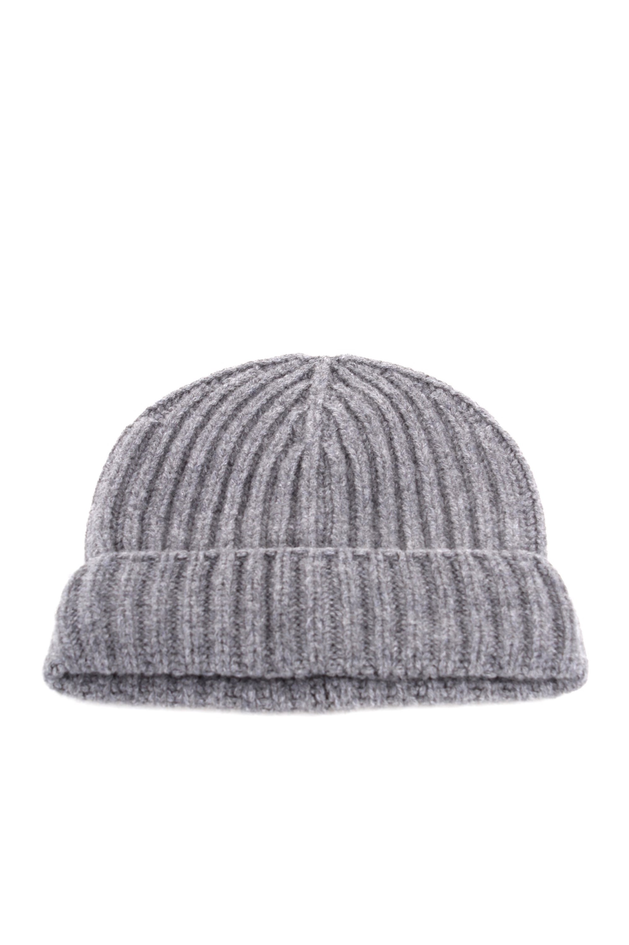 LA FILERIA Beanie Herren grau Cashmere günstig online kaufen