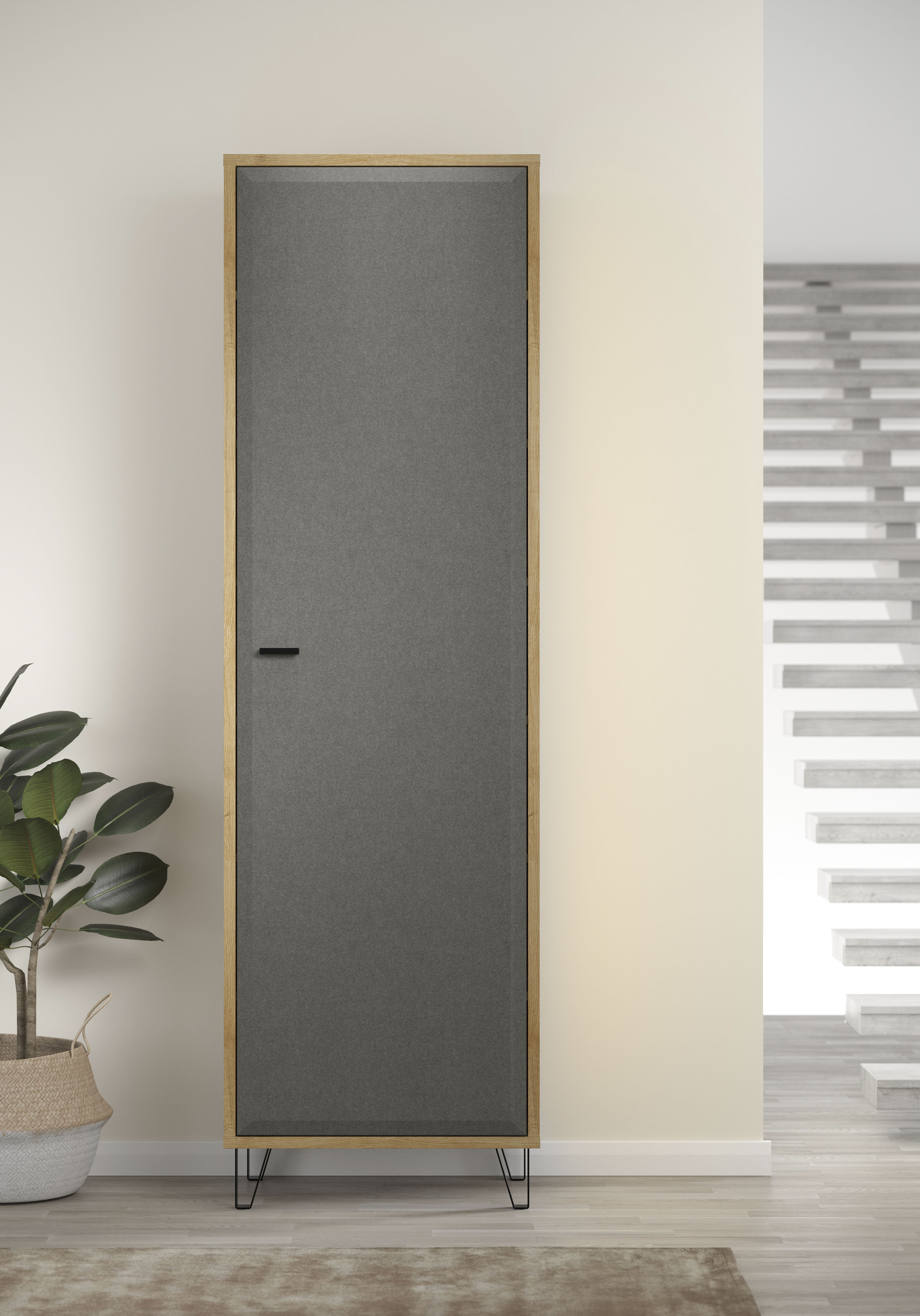 Places of Style Garderobenschrank »Belva«, (1 St.), Flurschrank mit 5 verst günstig online kaufen