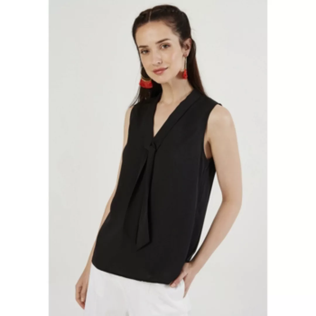 Just Like You  Blusen Black Blouse With Bow günstig online kaufen