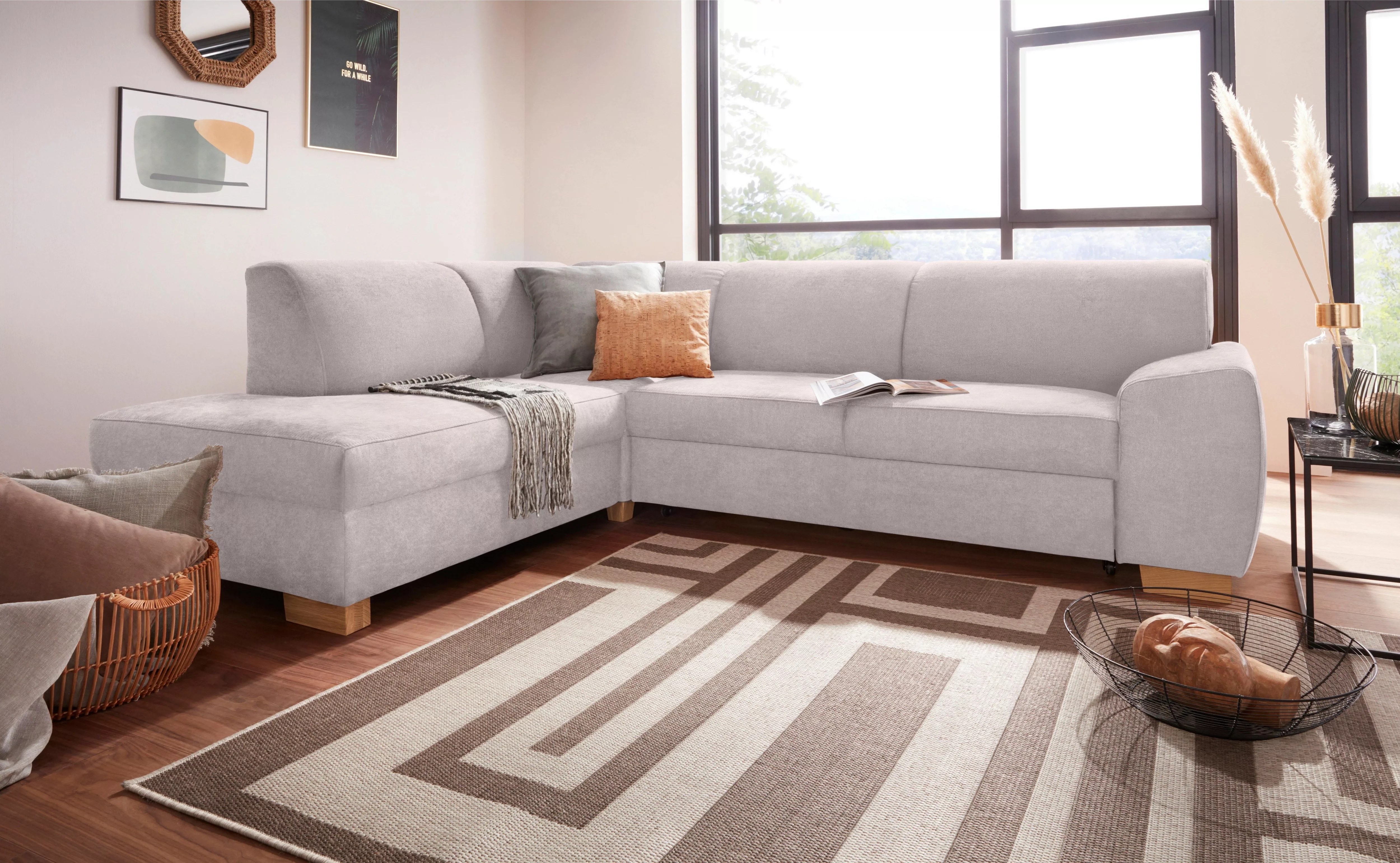 DOMO collection Ecksofa "Incanto kubische Formensprache, komfortabel, L-For günstig online kaufen