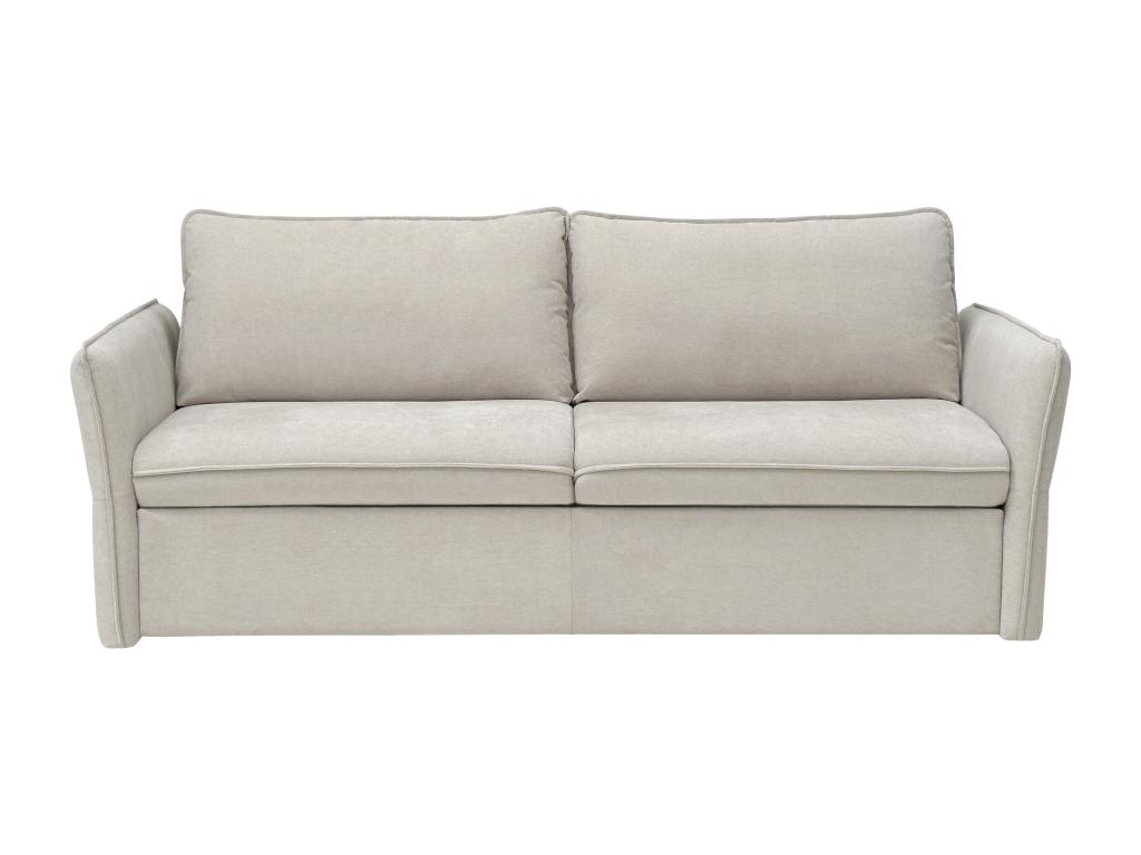 Schlafsofa mit Matratze 4-Sitzer - Stoff - Beige - Liegefläche 160 cm - CEL günstig online kaufen