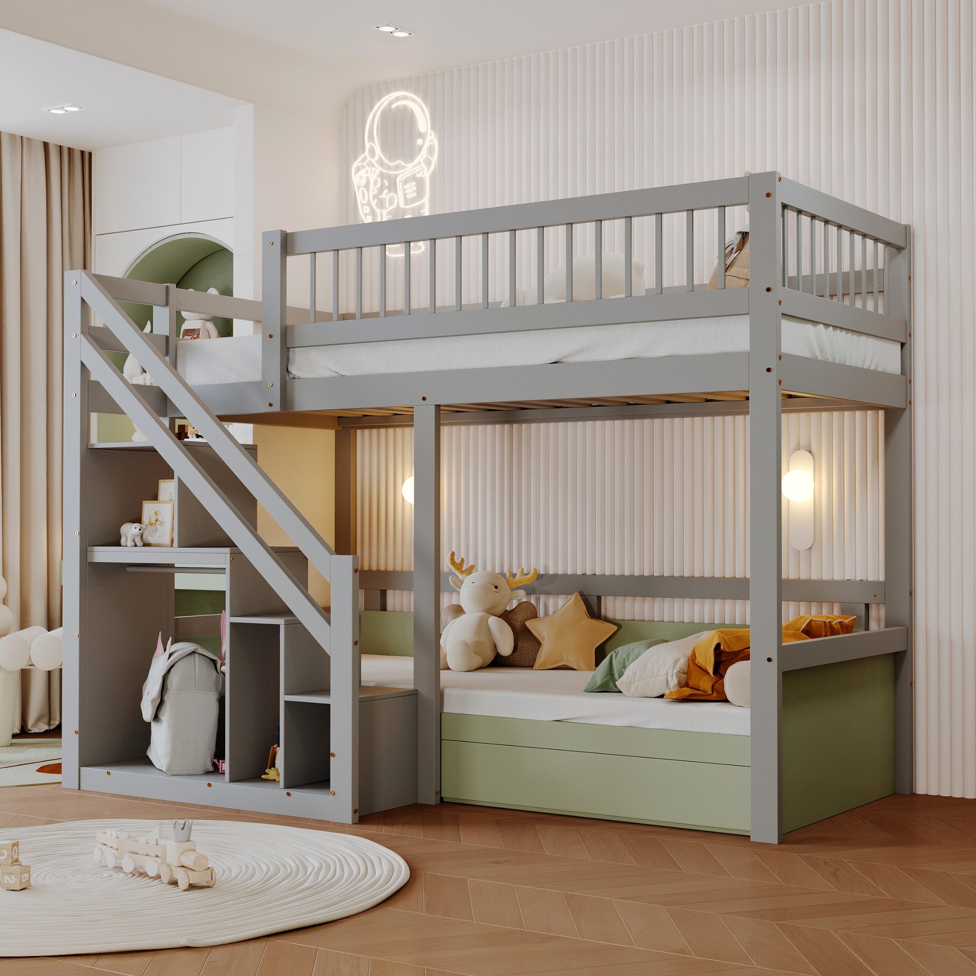 HAUSS SPOLE Kinderbett 90x 200 cm günstig online kaufen