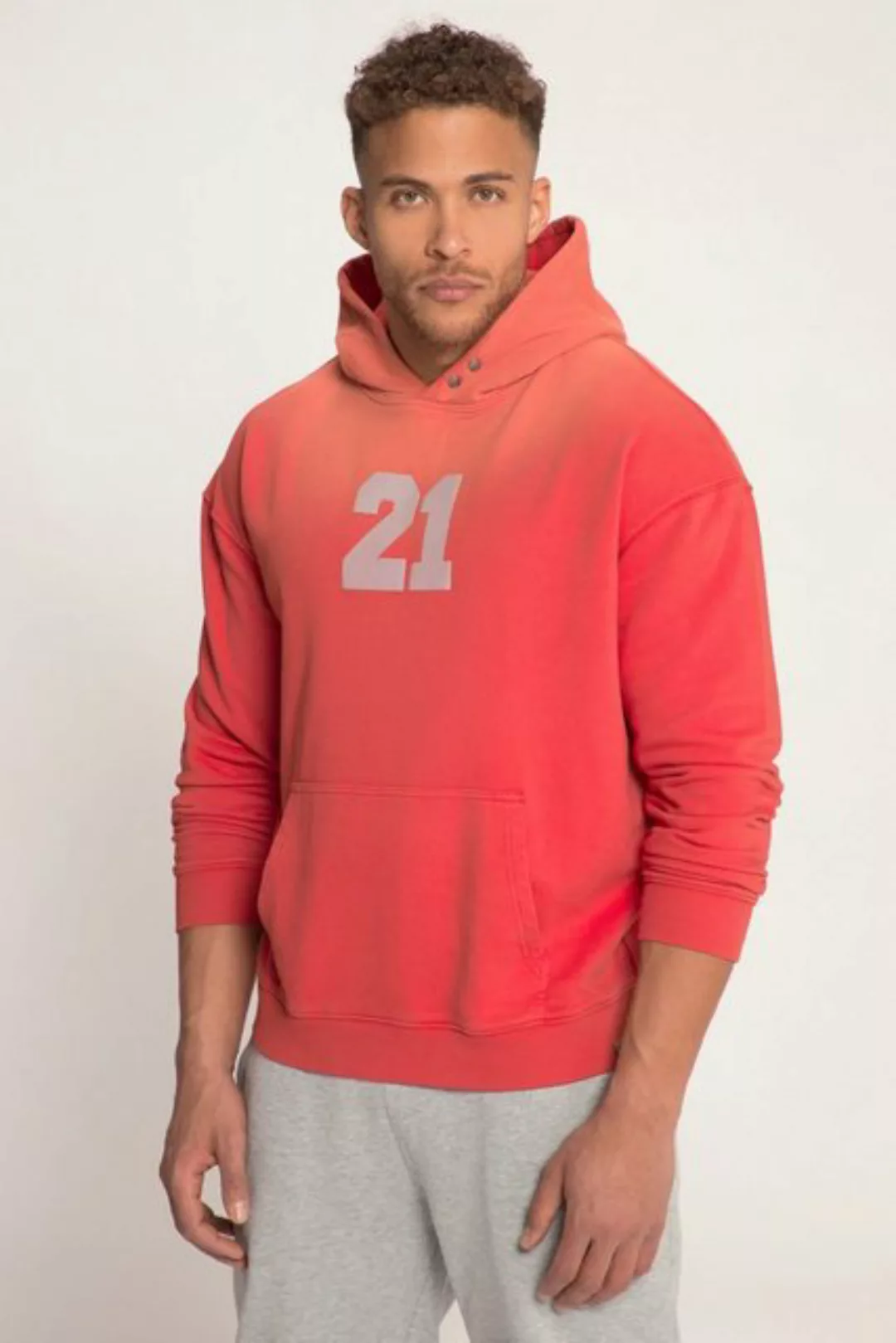 STHUGE Sweatshirt STHUGE Hoodie mit Vintage Look Oversized Kapuze günstig online kaufen