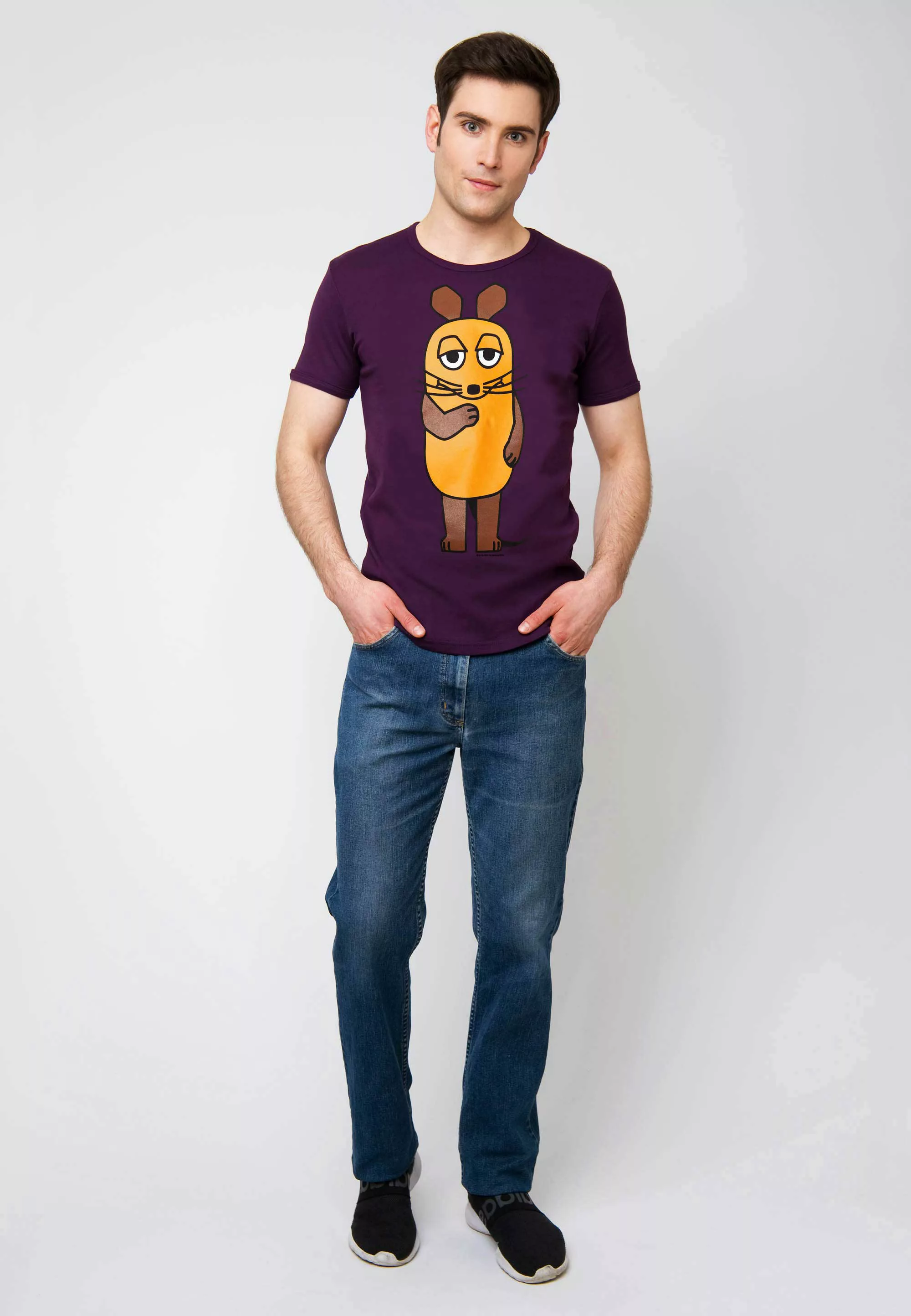 LOGOSHIRT T-Shirt Die Sendung mit der Maus mit lizenziertem Originaldesign günstig online kaufen