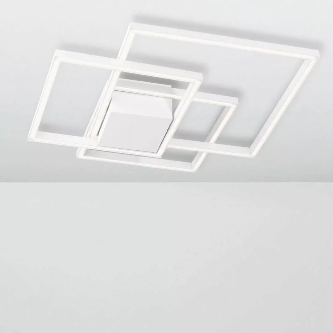 LED Deckenleuchten Bilbao in Weiß 42W 2650lm günstig online kaufen