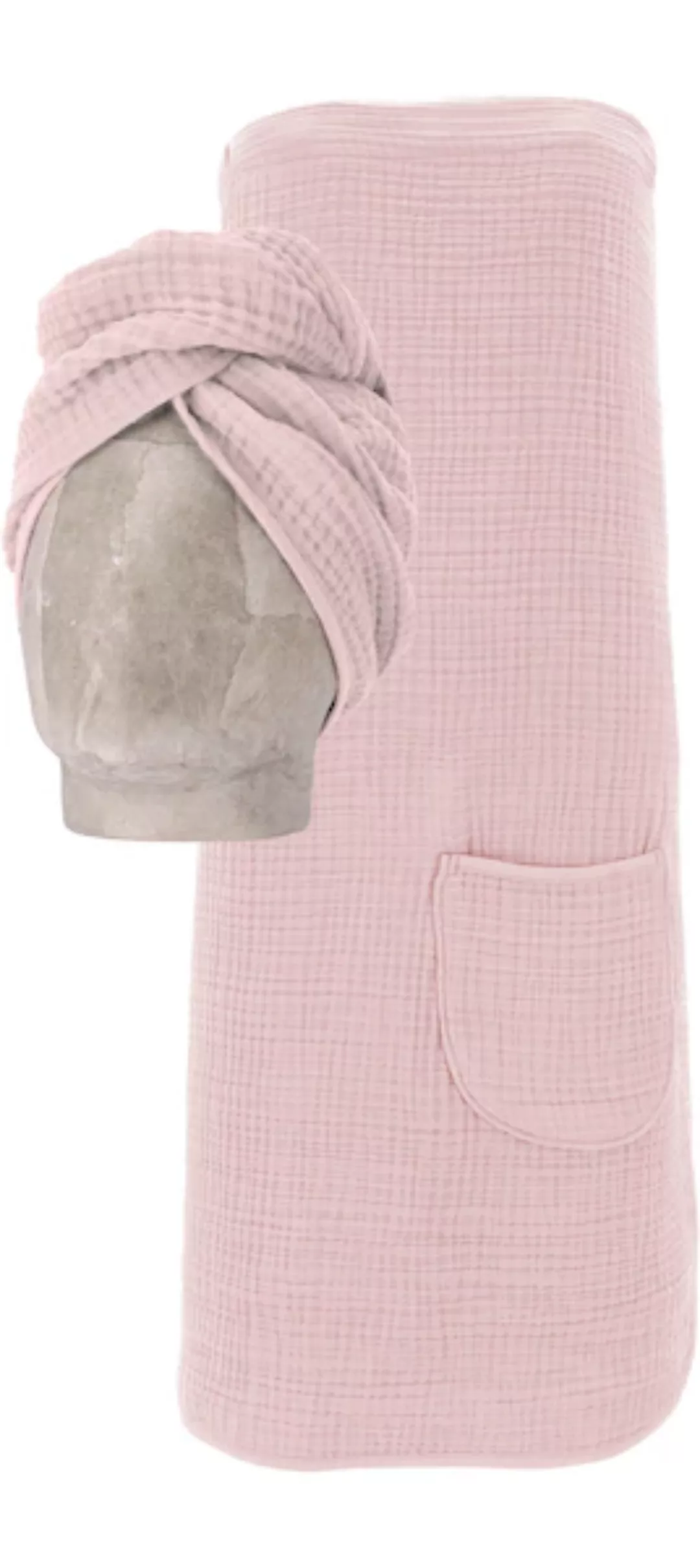 Vossen Kilt »Wellness Set«, (2 St., Turban), Spa Dress + Turban in einem Se günstig online kaufen