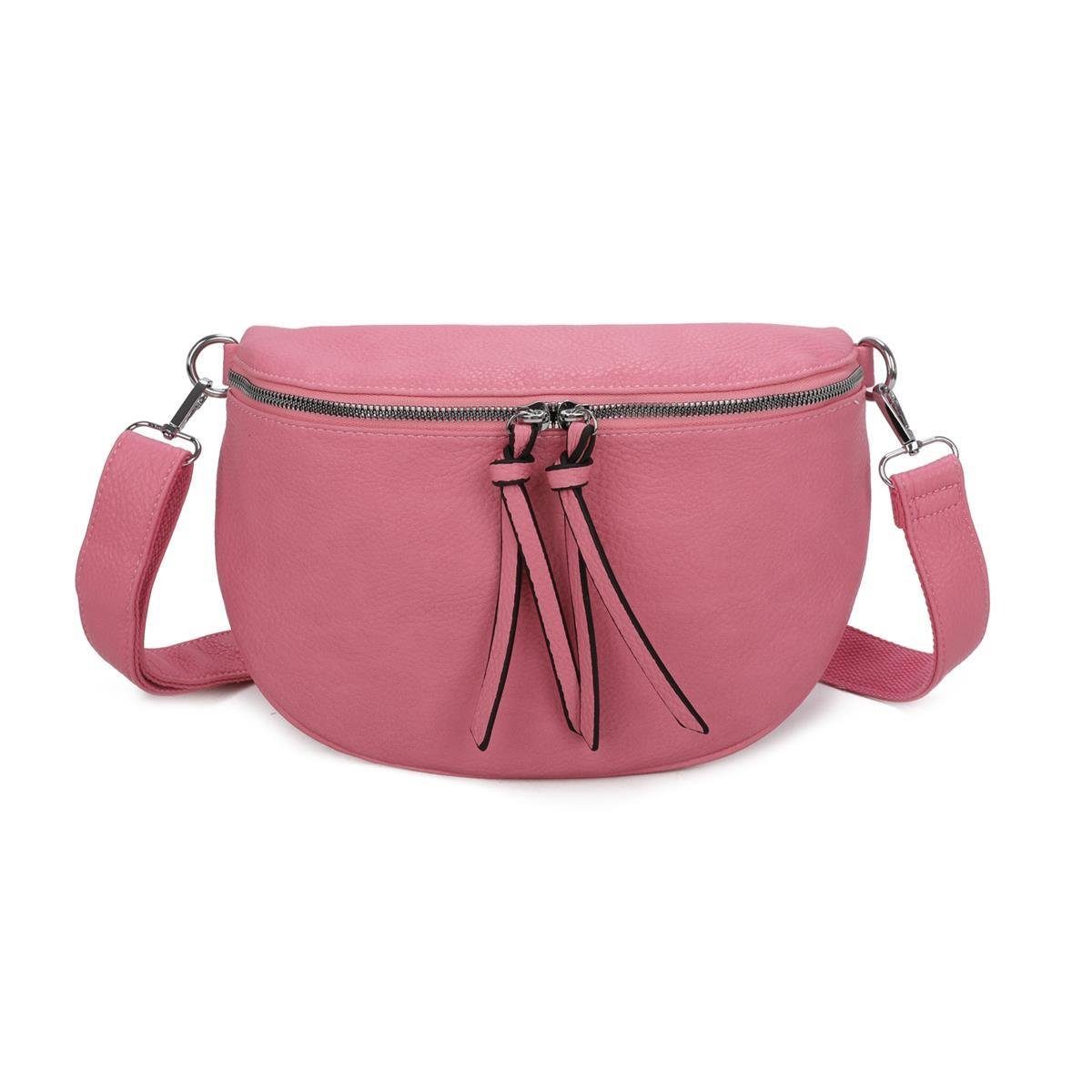 ITALYSHOP24 Bauchtasche Damen Gürteltasche Hüfttasche CrossBody günstig online kaufen