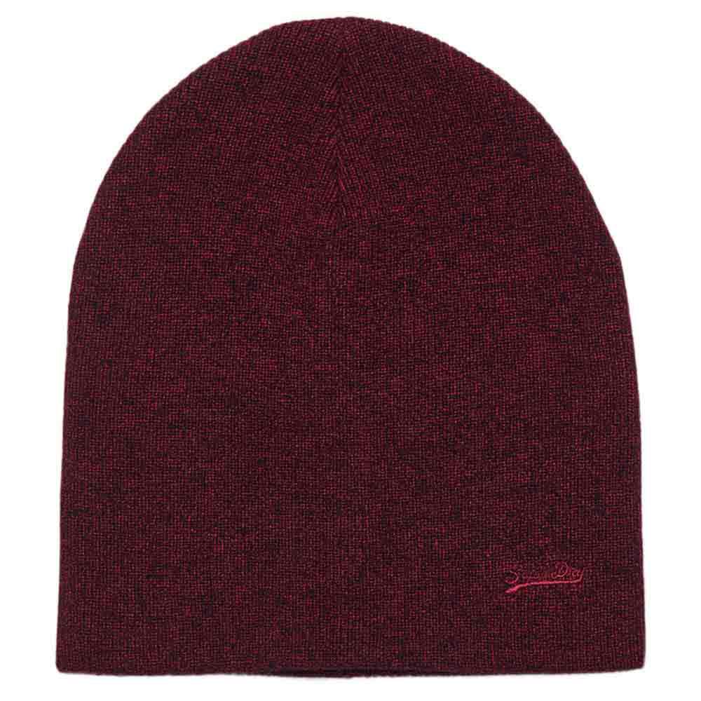 Superdry Vintage Logo Mütze One Size Dark Red Grit günstig online kaufen