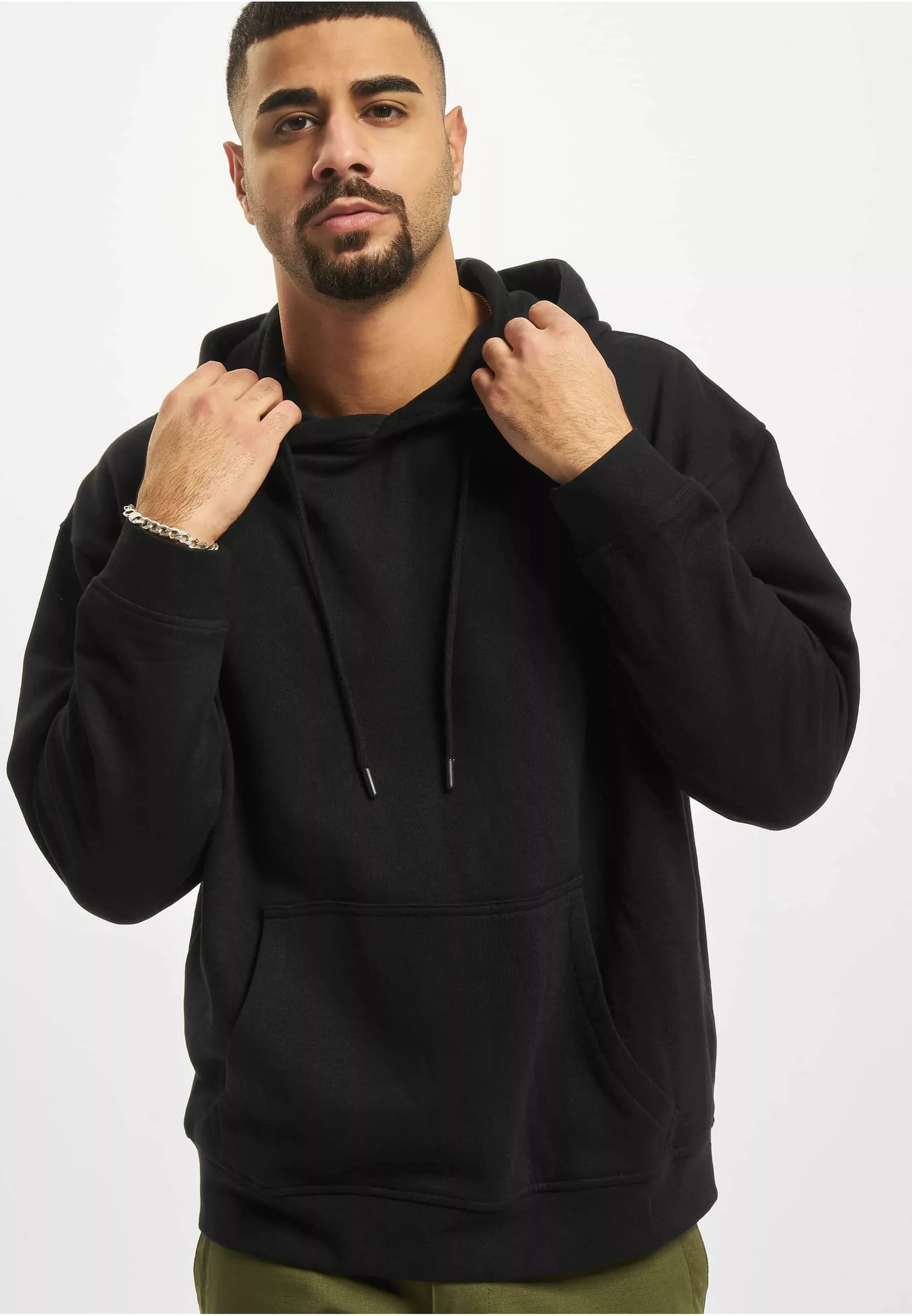 DEF Kapuzensweatshirt "DEF Herren DEF Oversized Hoody Black" günstig online kaufen