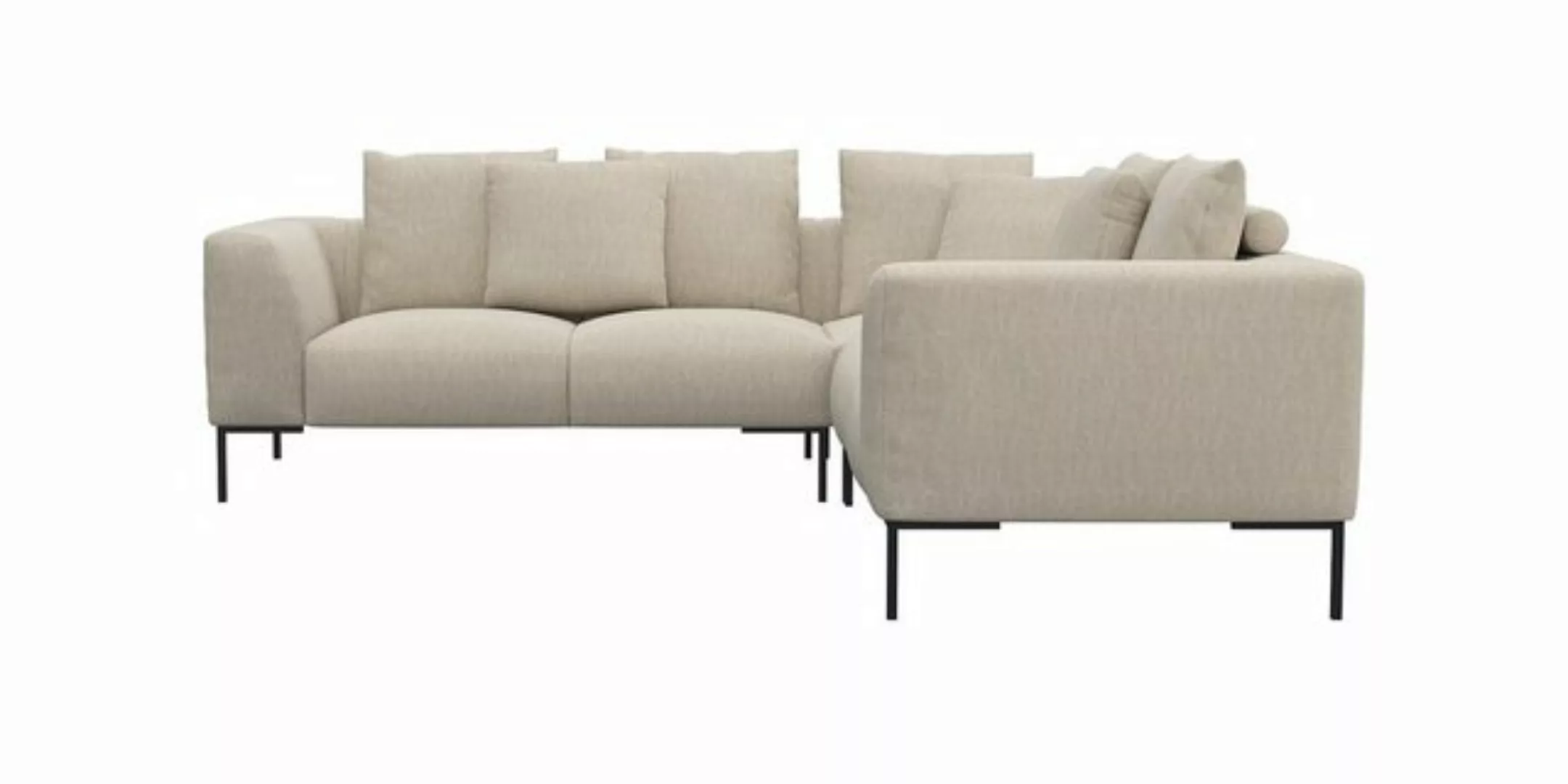 FLEXLUX Ecksofa "Sava, gleichschenklig, bequem mit hohem Sitzkomfort, L-For günstig online kaufen