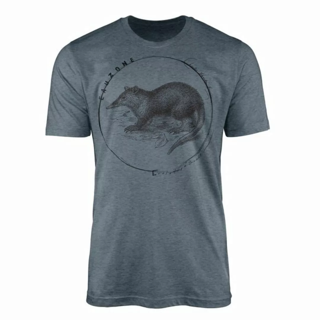 Sinus Art T-Shirt Evolution Herren T-Shirt Spitzmaus günstig online kaufen