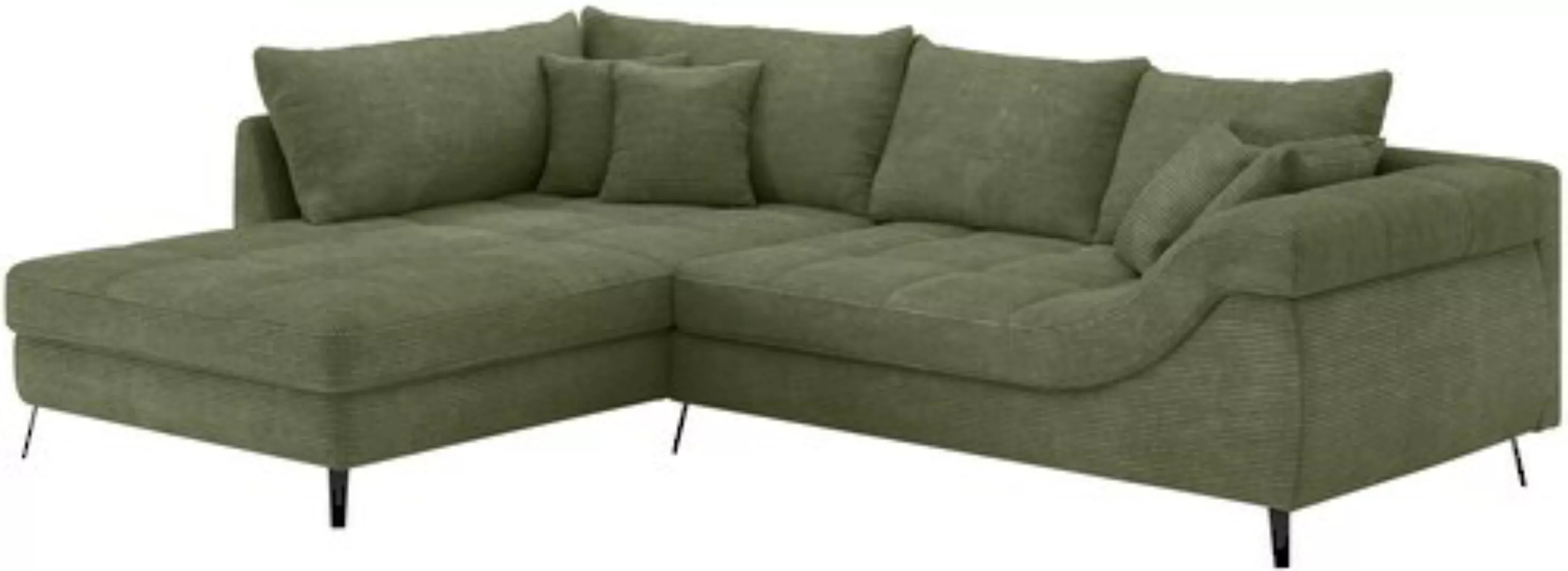 Mr. Couch Ecksofa "Portofino, L-Form", Mit Kaltschaumpolsterung, bis 140 kg günstig online kaufen