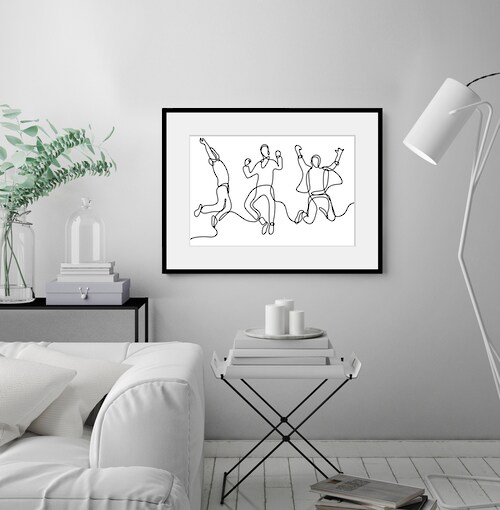 queence Bild »Dance Monkey«, Menschen, gerahmt, Musik, Spaß, Tanzen günstig online kaufen
