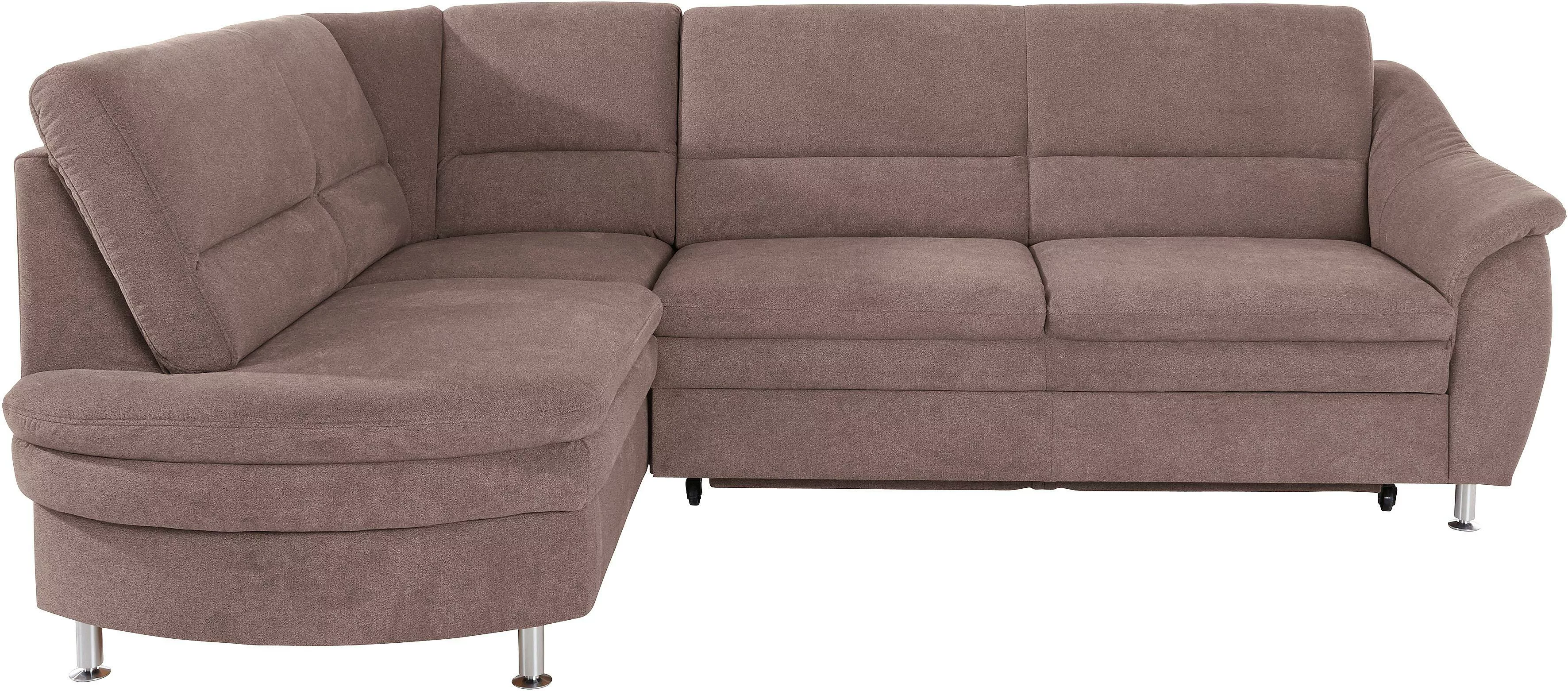 Places of Style Ecksofa Cardoso L-Form, Federkern, wahlweise mit Bett, Schu günstig online kaufen