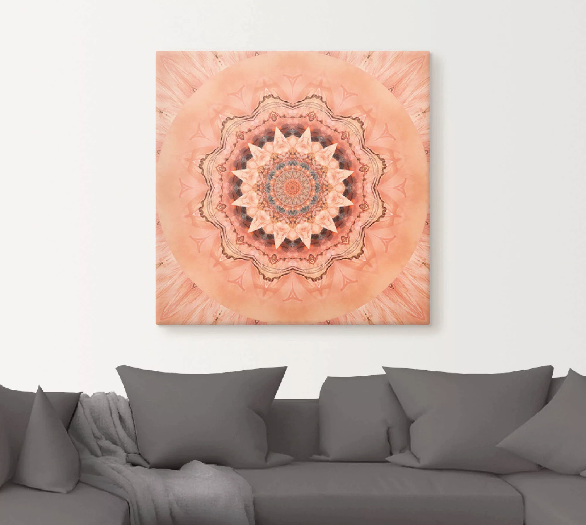 Artland Wandbild »Mandala Barmherzigkeit«, Muster, (1 St.), als Leinwandbil günstig online kaufen