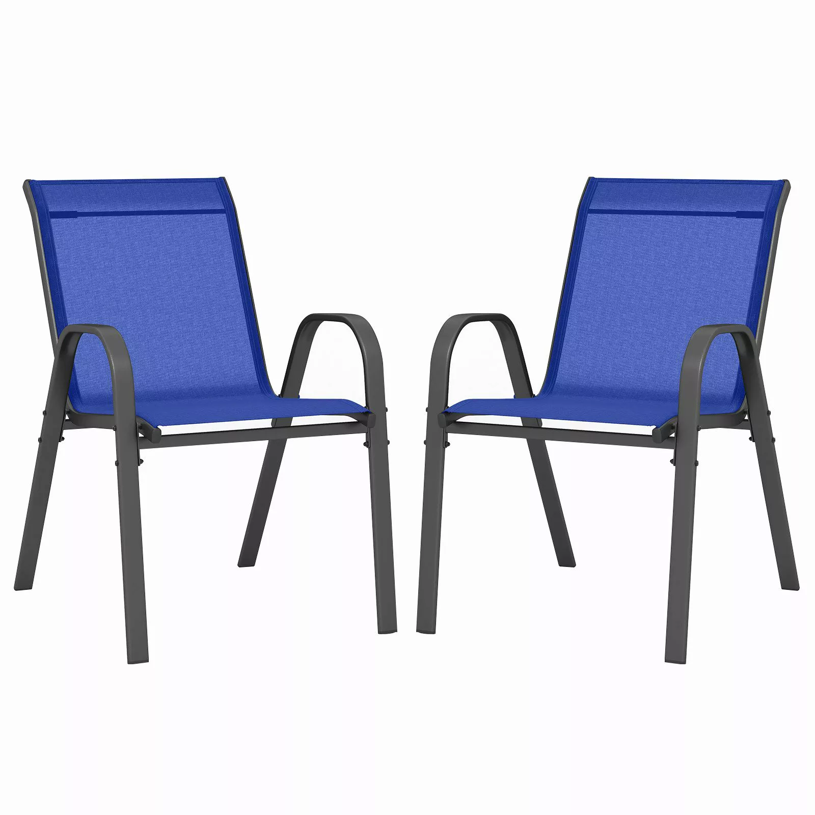 COSTWAY Gartenstuhl (2 St), Stapelstühle, aus günstig online kaufen