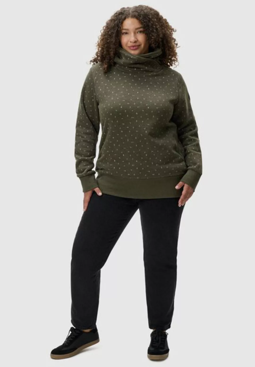 Ragwear Schalkragenpullover "Angell Plus", Nachhaltiger Damen Sweater mit K günstig online kaufen