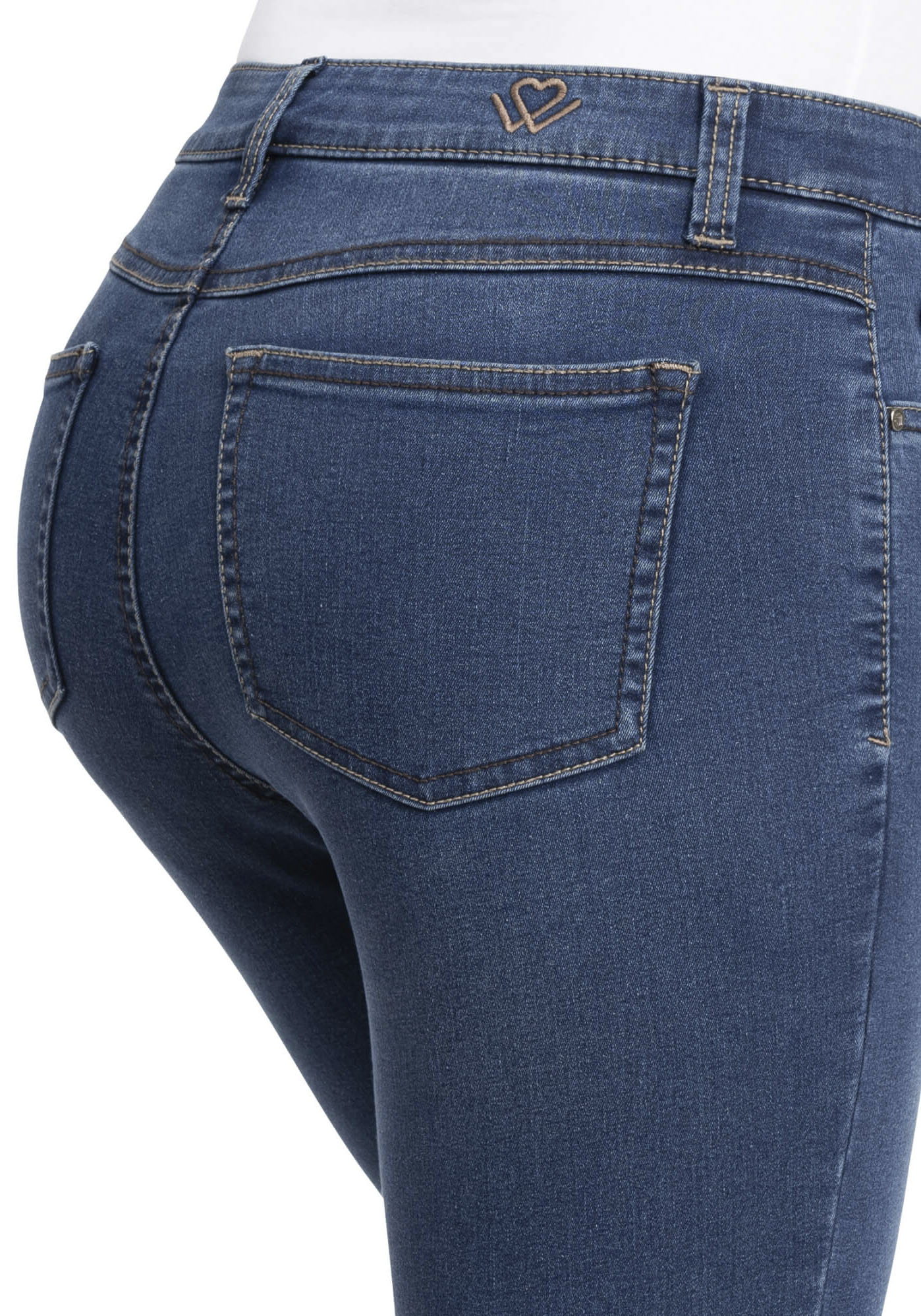 wonderjeans Bootcut-Jeans "Boot", Figurbetonte Form mit leicht ausgestellte günstig online kaufen