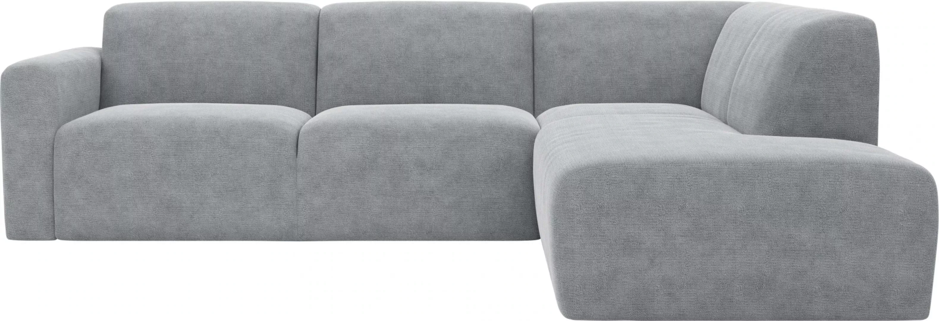 andas Ecksofa "Tvinnum", Breite 255 cm, L-Form, Struktur weich, Chenille, m günstig online kaufen