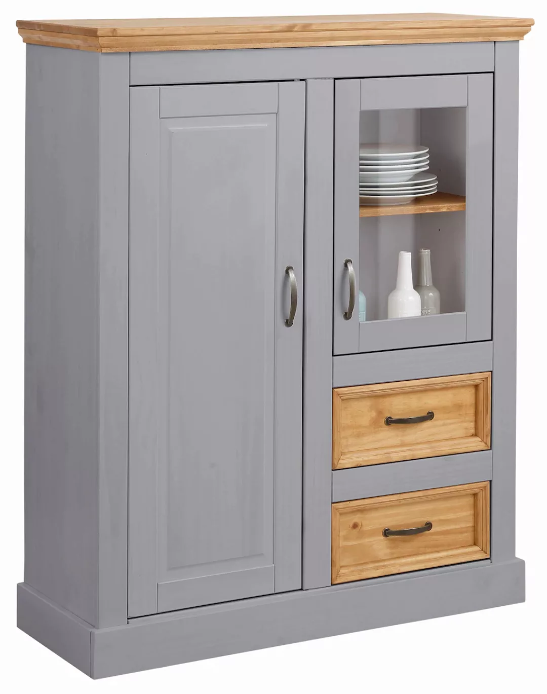 Home affaire Highboard "Selma", Vitrine, Breite 100 cm günstig online kaufen