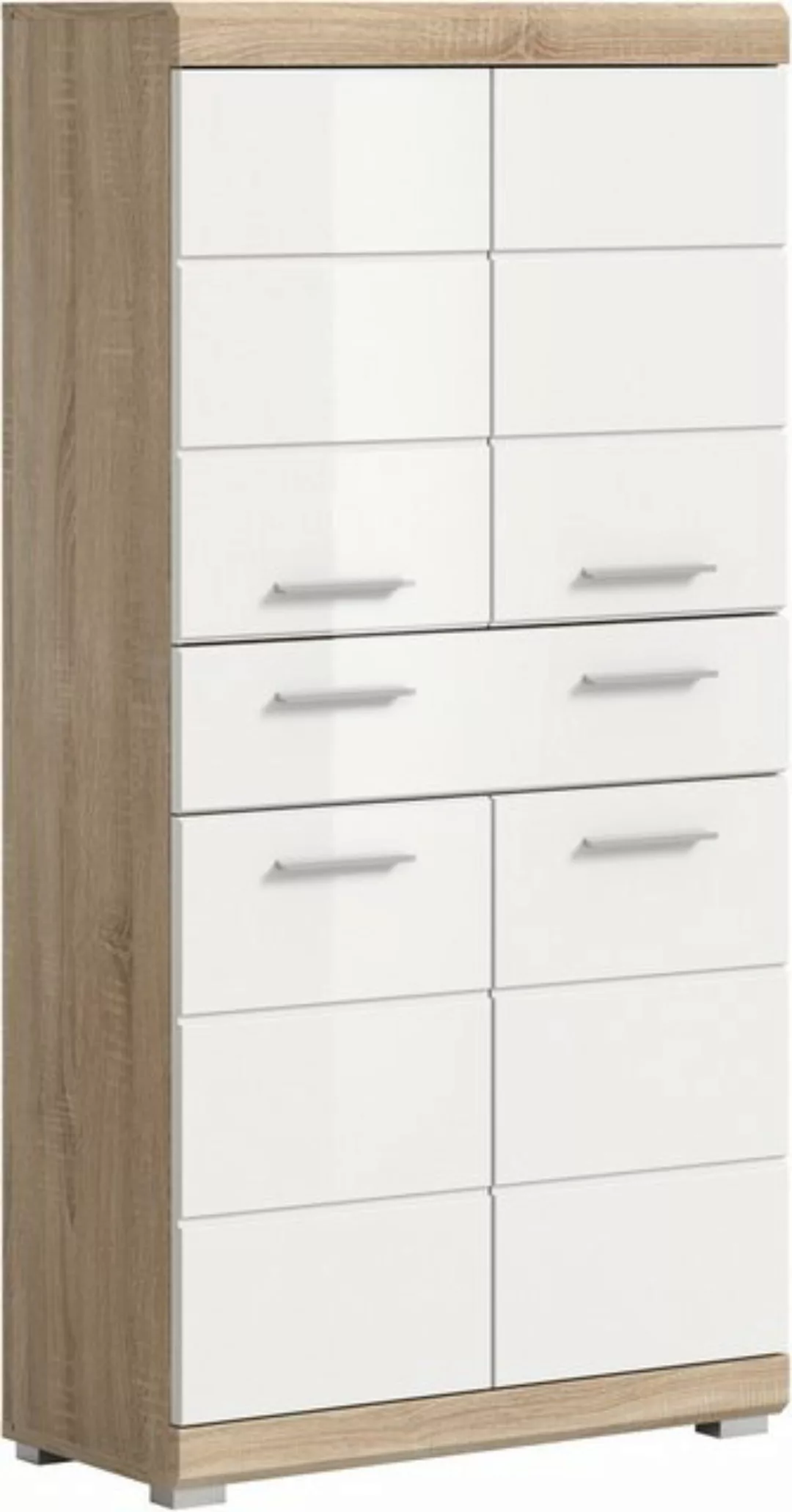 INOSIGN Midischrank "Siena, Breite 74cm, 4 Türen, 1 Schubkasten, 4 Fächer, günstig online kaufen