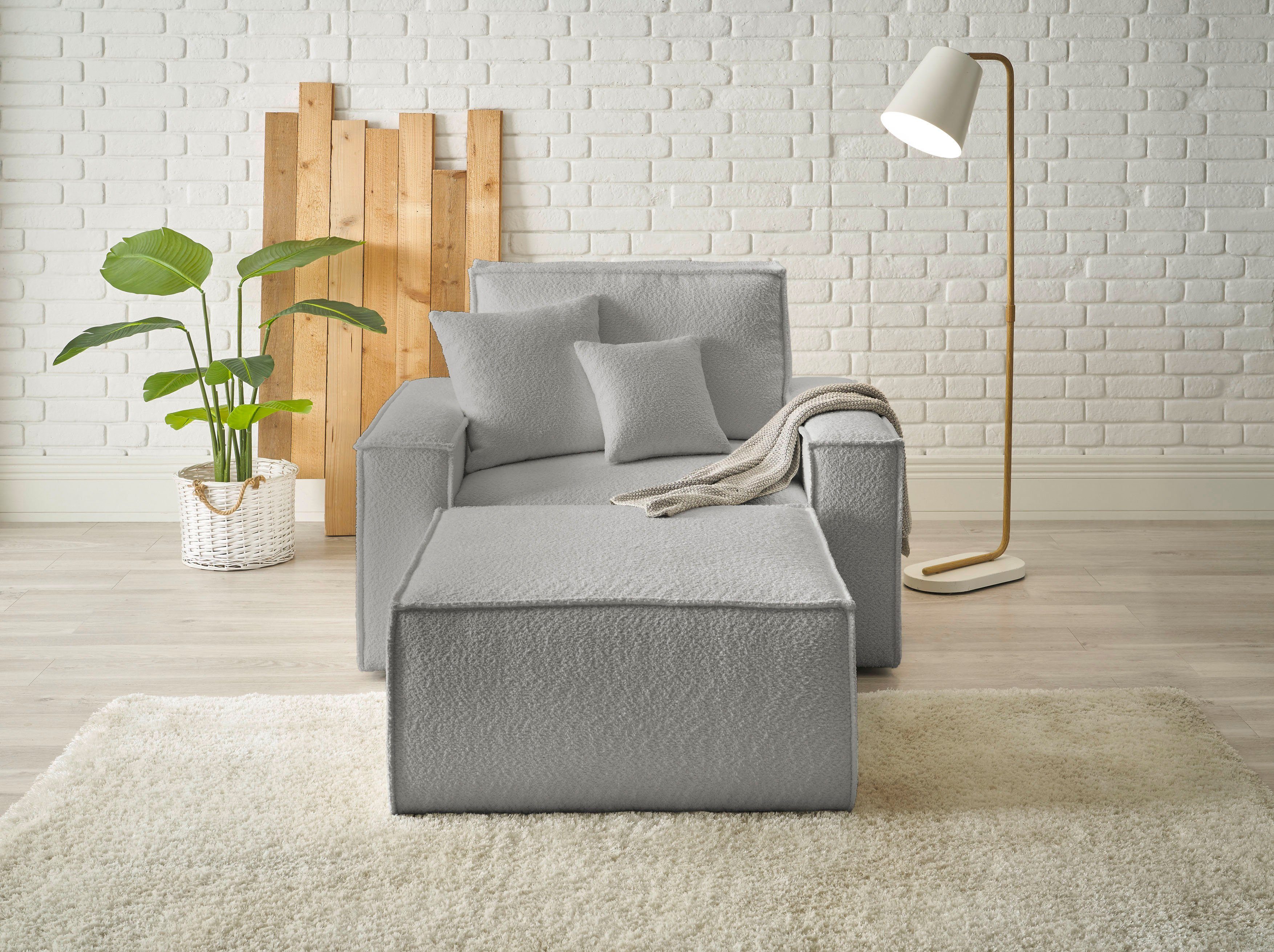 andas Loveseat "Finnley", (2 St.), Loveseat und Hocker im Set, passend zur günstig online kaufen