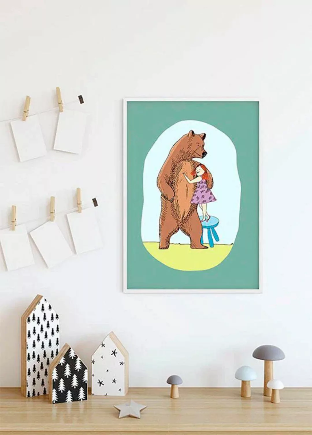 Komar Poster »Lili and Bear«, Tiere, (1 St.) günstig online kaufen