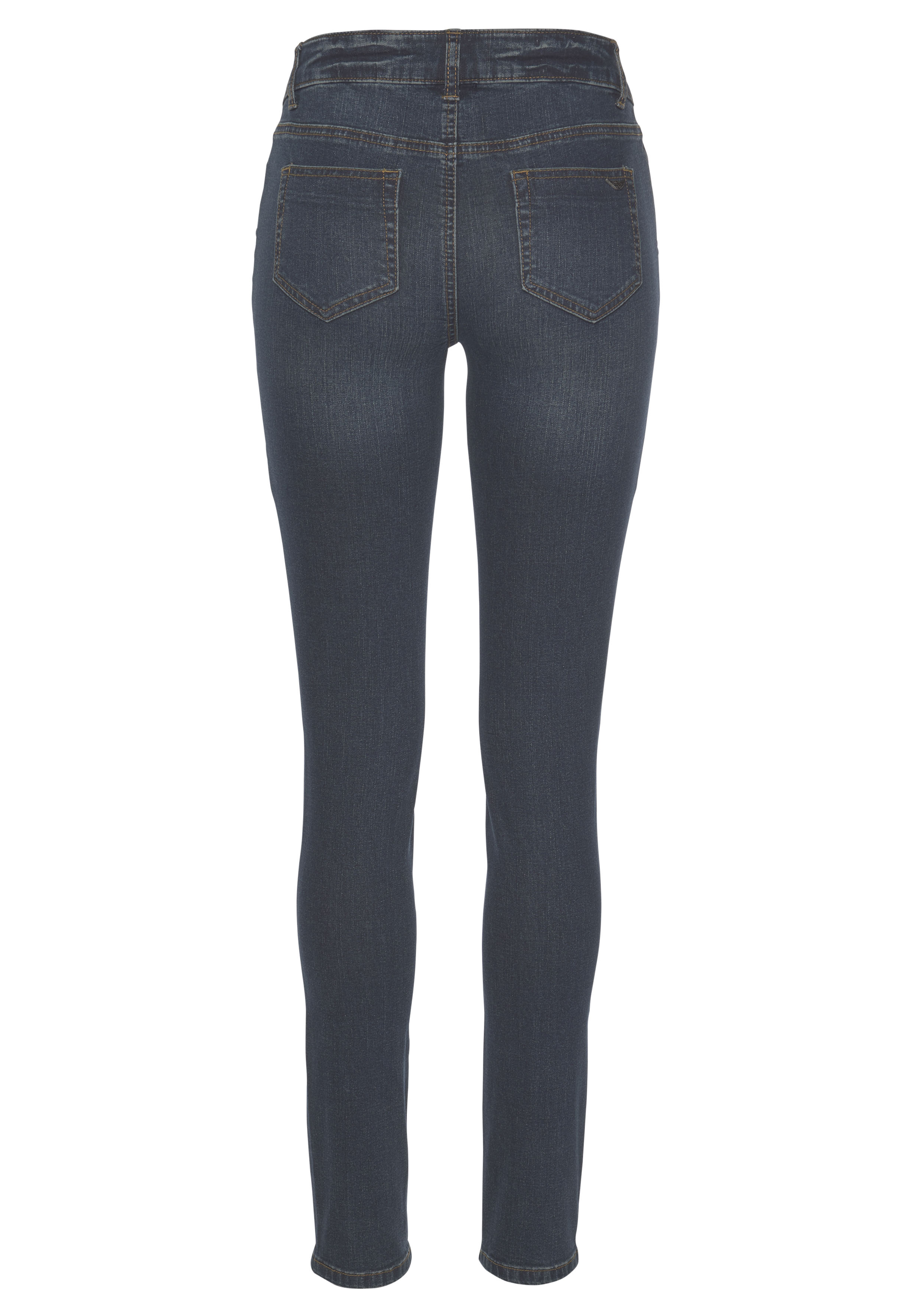 Arizona Skinny-fit-Jeans mit Keileinsätzen Low Waist günstig online kaufen