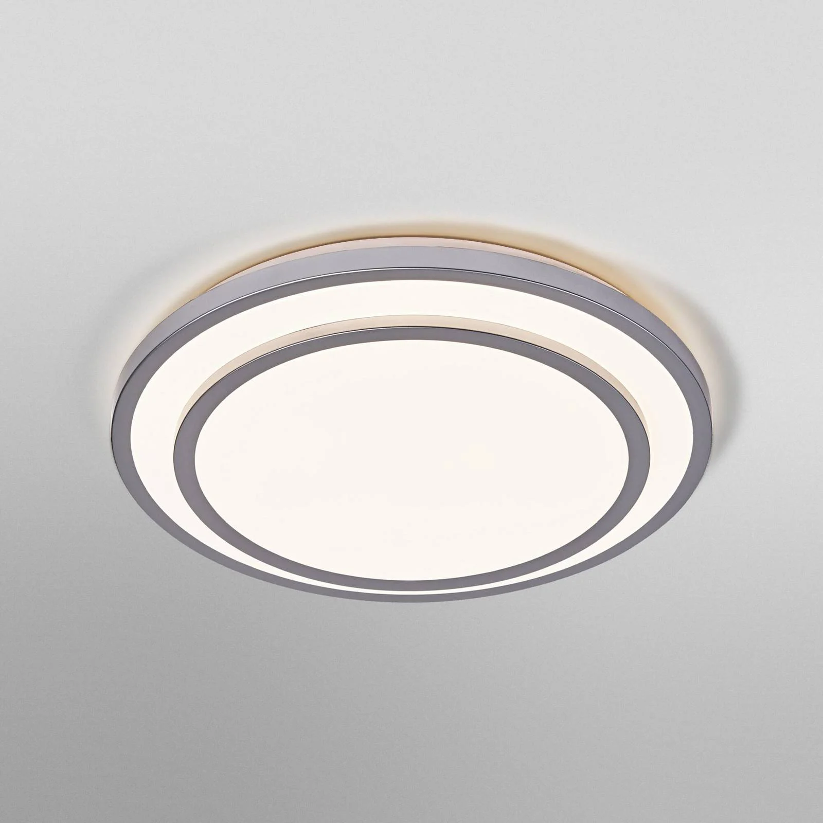 OSRAM LED-Deckenleuchte ORBIS BERLIN, silber, Ø 39 cm Metall günstig online kaufen