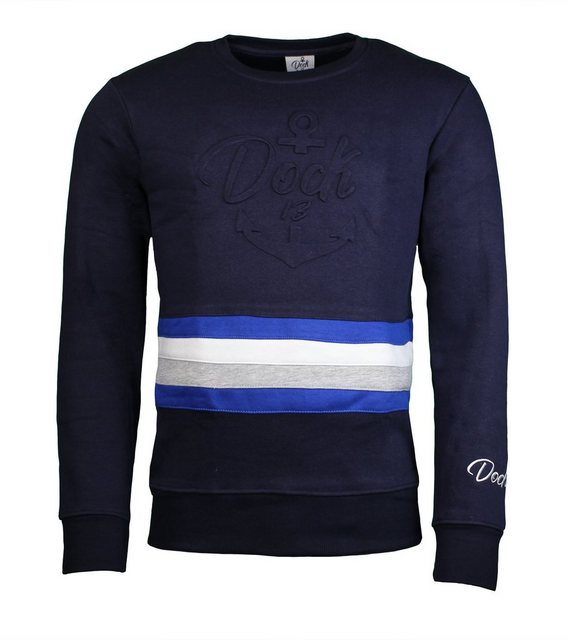 Dock13 Sweatshirt Dock13 Sweatshirt „Zinnowitz“ im maritimen Style "Dunkelb günstig online kaufen