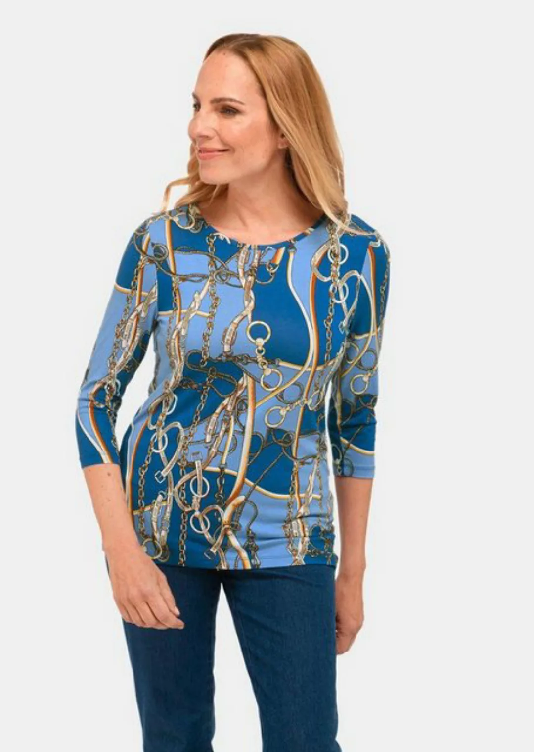 GOLDNER Print-Shirt Kombistarkes Shirt mit modischem Versailles-Druck günstig online kaufen