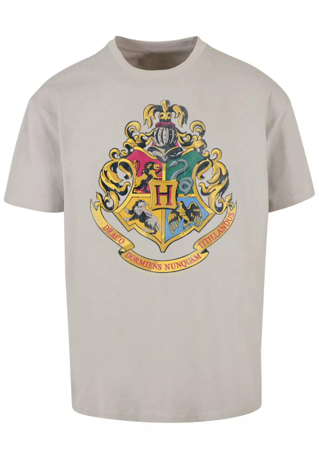 F4NT4STIC T-Shirt "Harry Potter Distressed Hogwarts Crest", Print günstig online kaufen