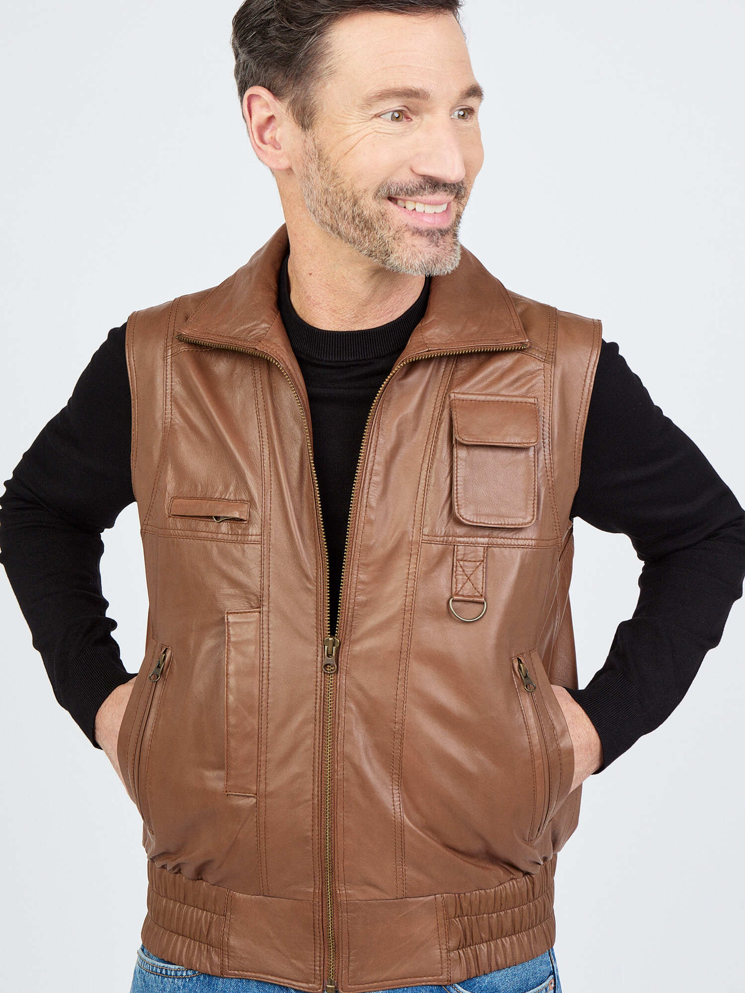 JCC Lederweste "BigVest2" günstig online kaufen