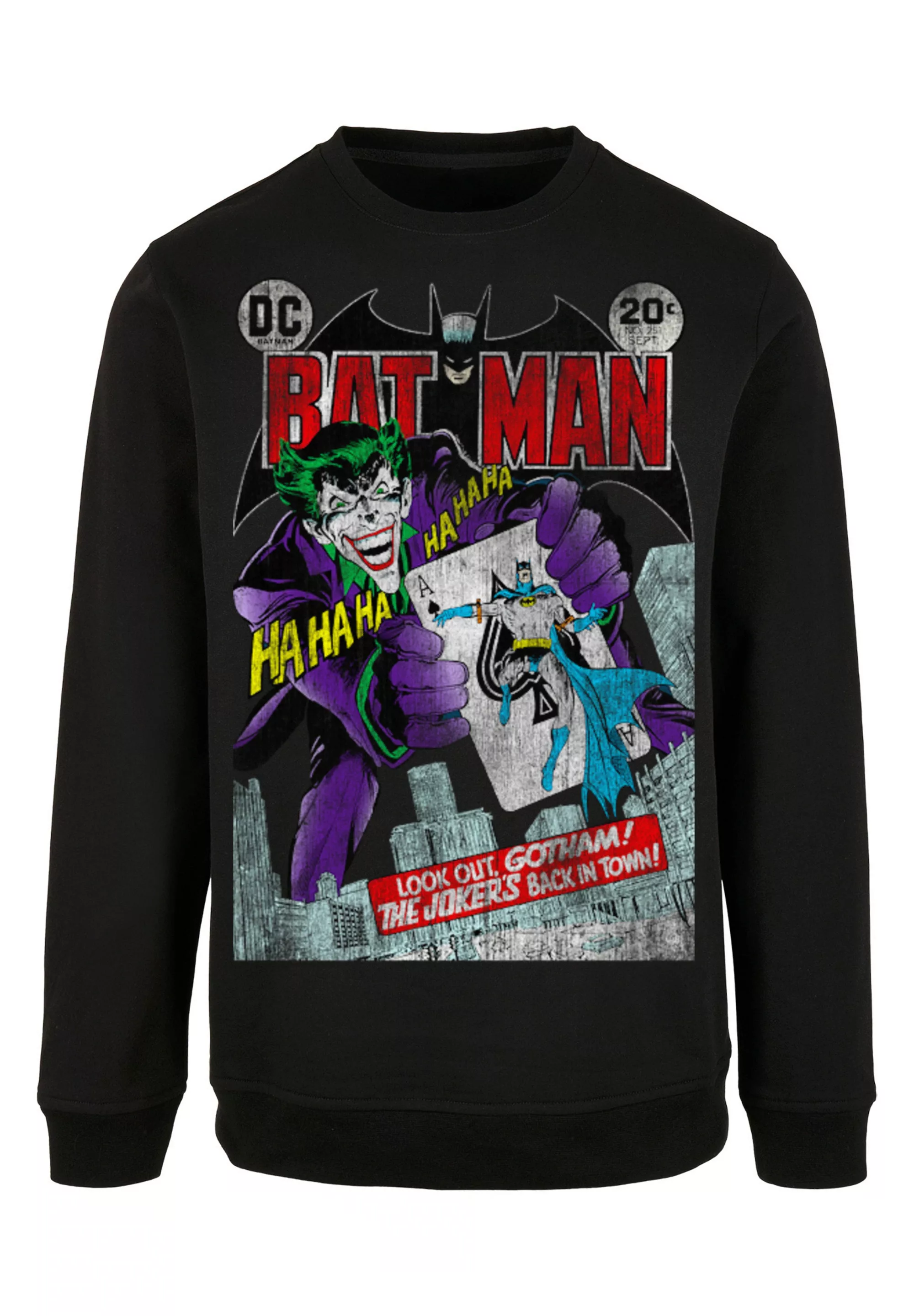 F4NT4STIC Kapuzenpullover "Batman Joker Playing Card Cover", Print günstig online kaufen