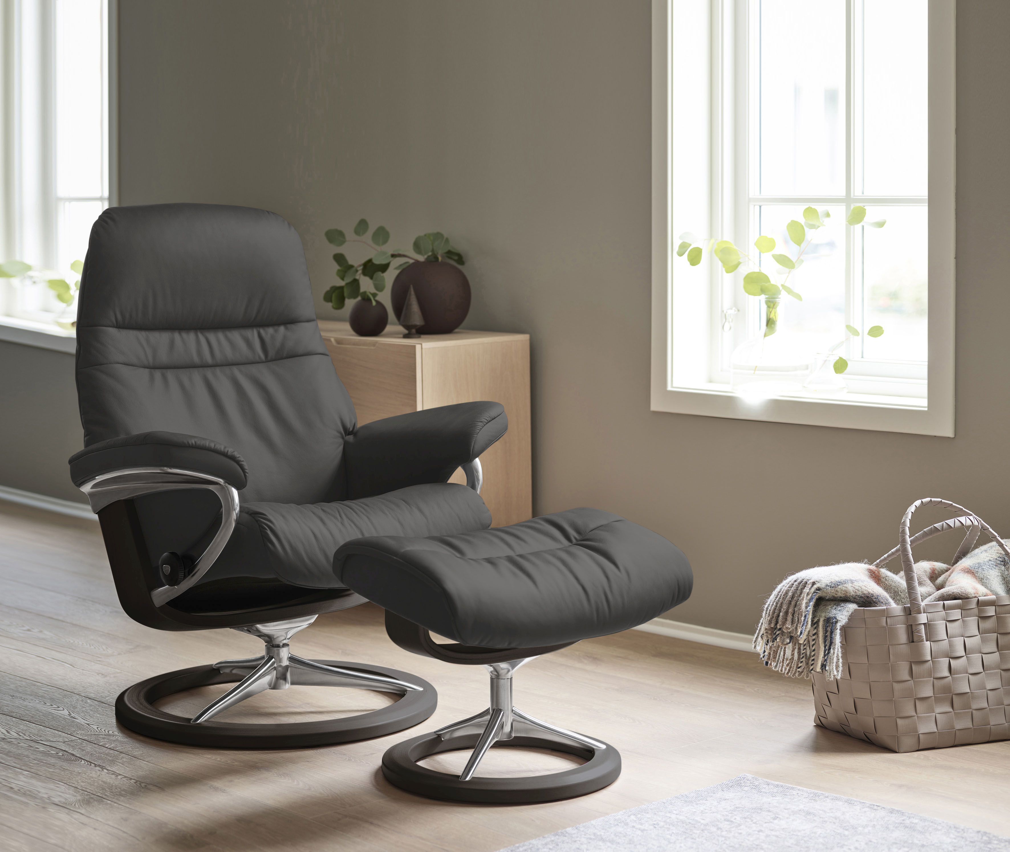 Stressless Relaxsessel "Sunrise", mit Signature Base, Größe S, Gestell Weng günstig online kaufen