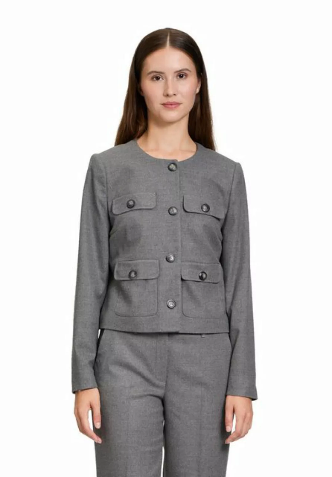 Betty Barclay Jackenblazer "Betty Barclay Blazer-Jacke langarm", Material günstig online kaufen