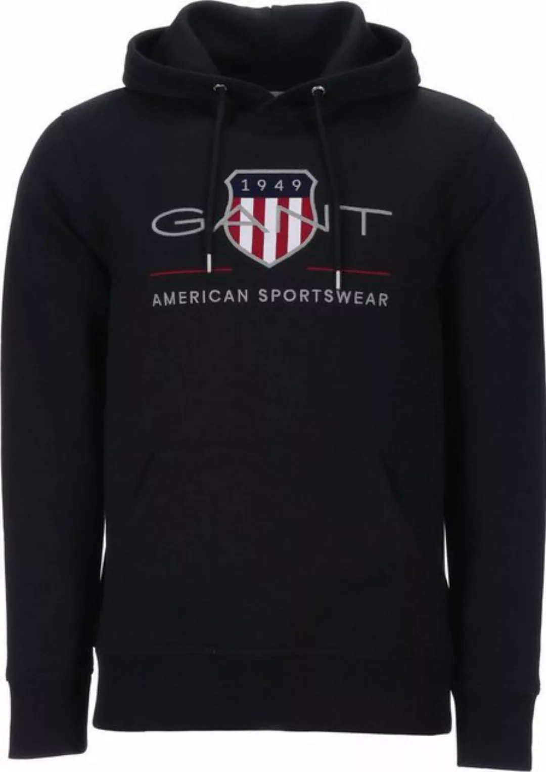 Gant Kapuzenpullover GANT Shield Hoodie schwarz Archive Shield Hoodie günstig online kaufen