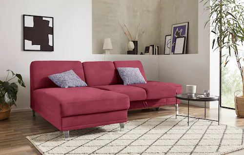 sit&more Ecksofa Clio L-Form, wahlweise mit Bettfunktion oder Vorziehsitz u günstig online kaufen