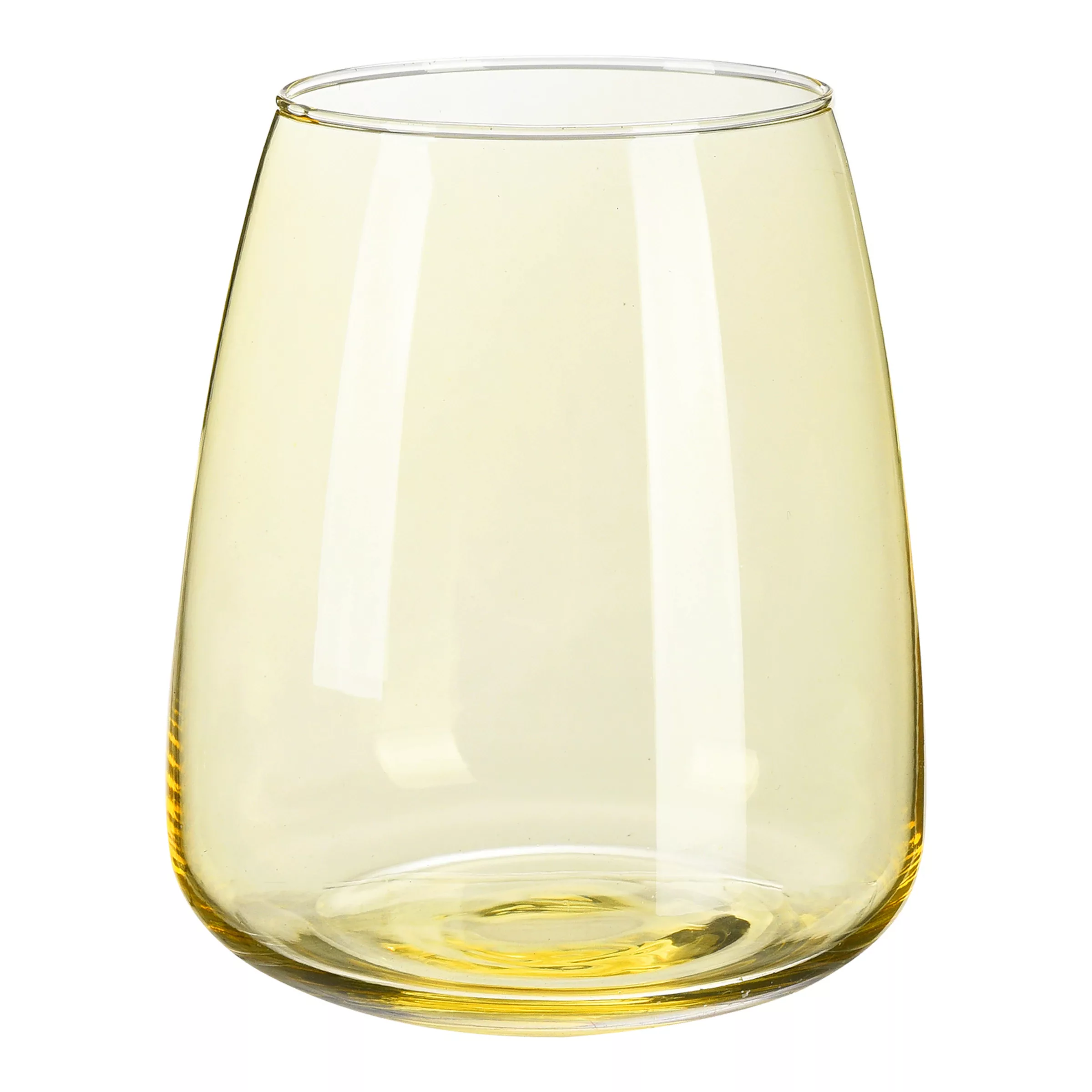 Wasserglas COLORFUL ca.480ml, gelb günstig online kaufen