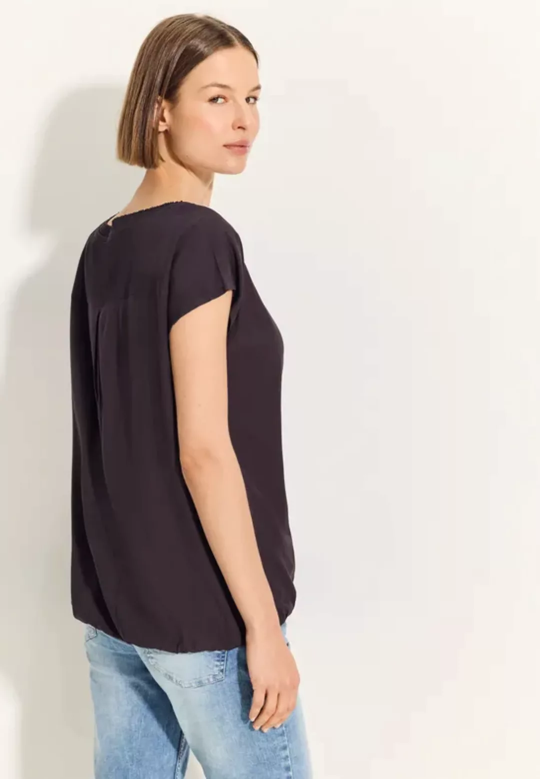 Bluse mit Raffung günstig online kaufen