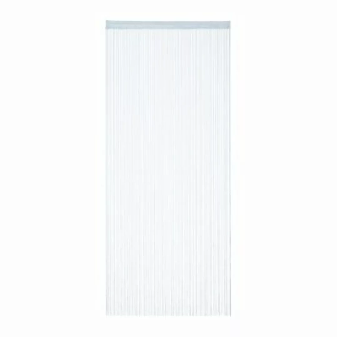 relaxdays 1 x Fadenvorhang silber 90 x 245 cm günstig online kaufen