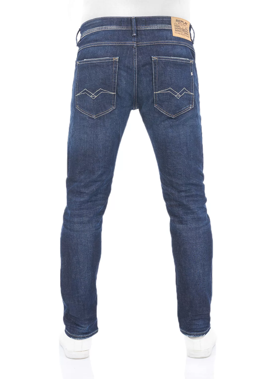 Replay Herren Jeans WILLBI Regular Fit - Blau - Dark Blue Denim günstig online kaufen
