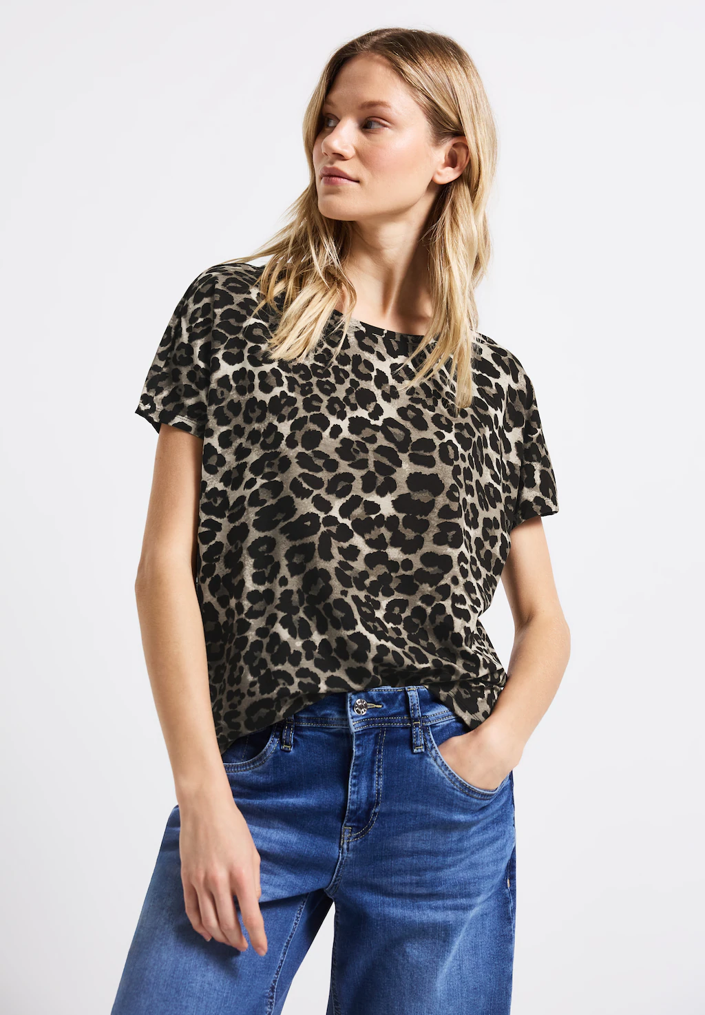 STREET ONE Print-Shirt, mit Animal-Print günstig online kaufen