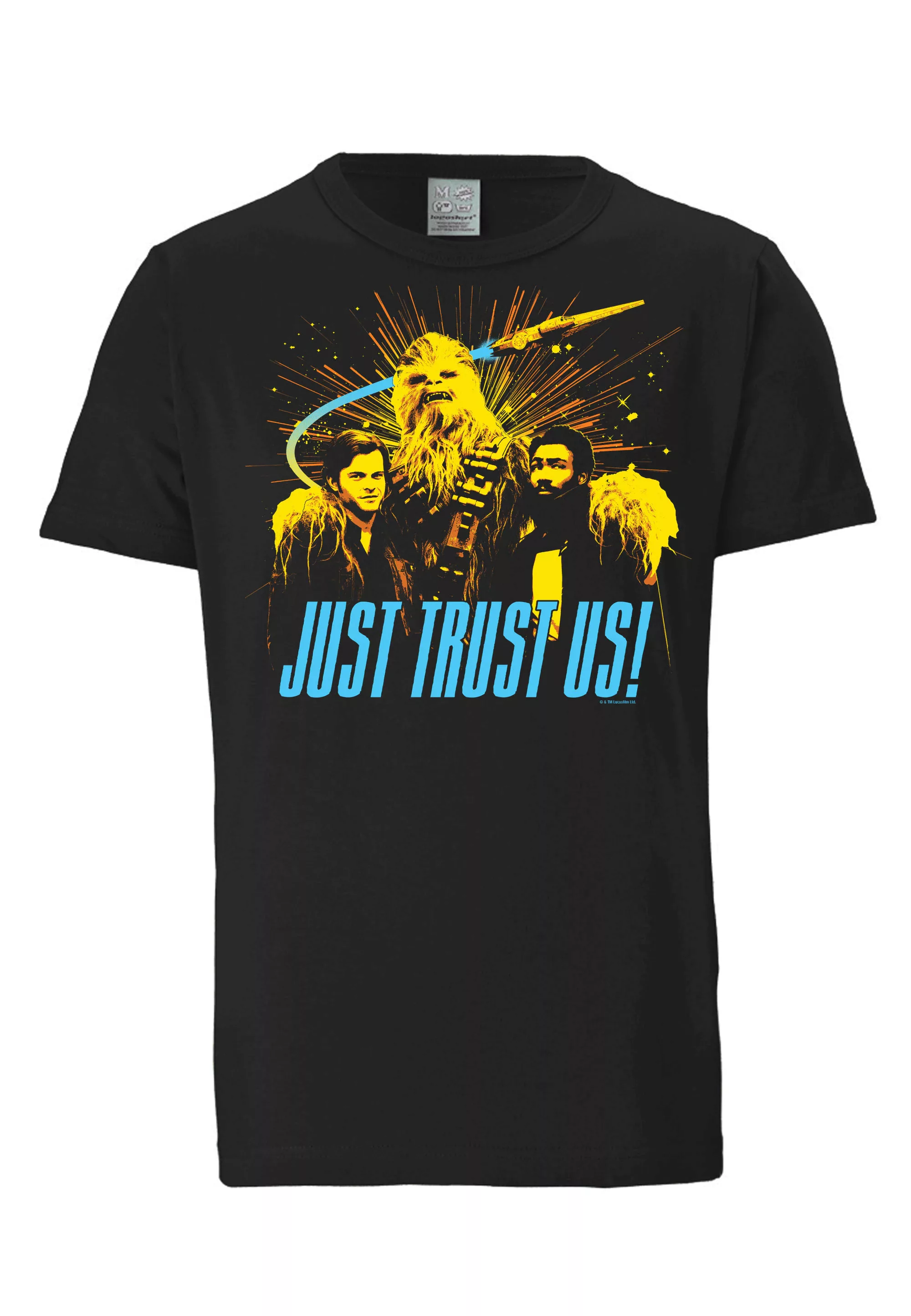 LOGOSHIRT T-Shirt "Star Wars: Solo - Just Trust Us", mit coolem Print günstig online kaufen