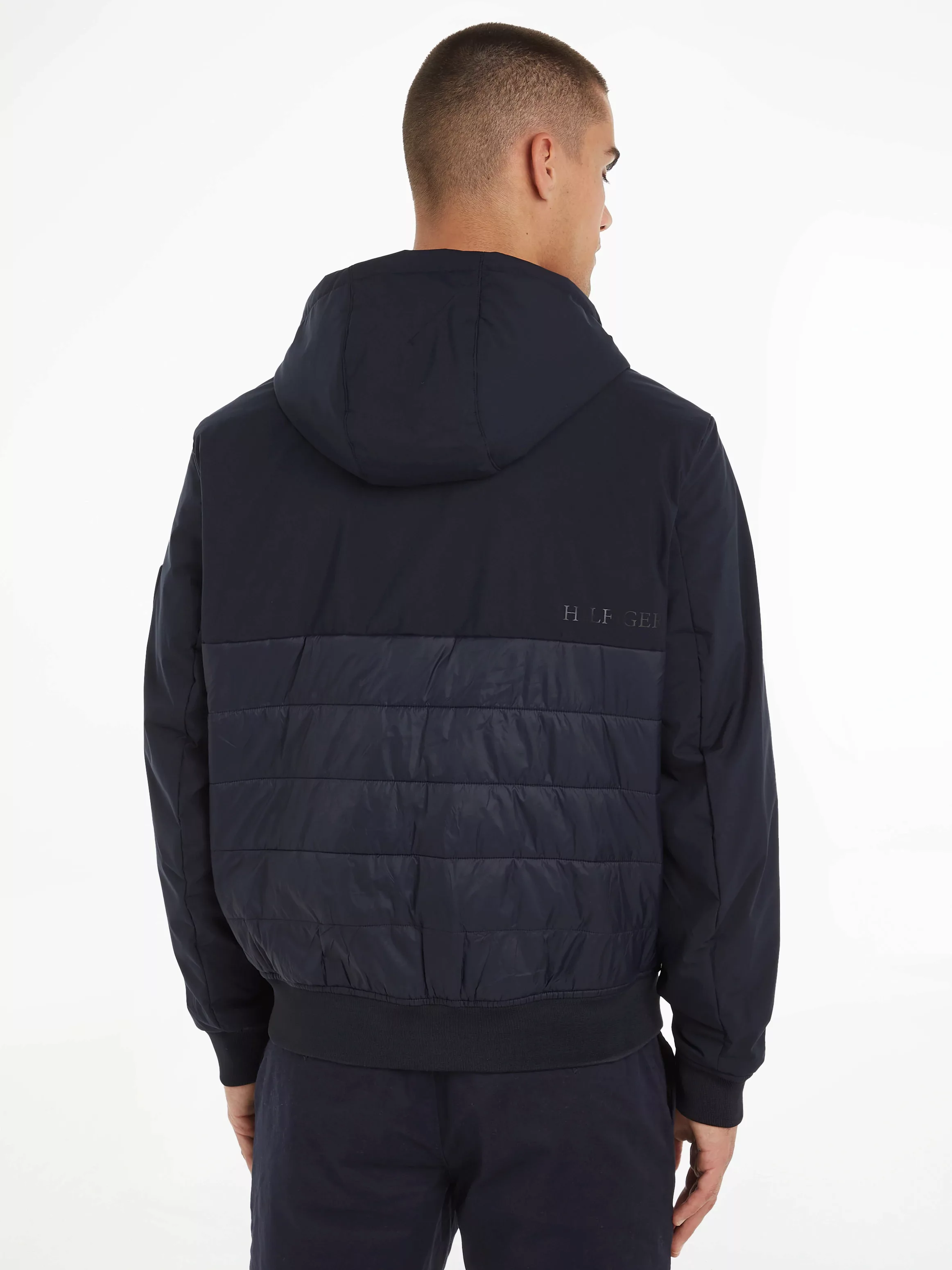 Tommy Hilfiger Steppjacke "CL MIX MEDIA HOODED JACKET", mit Kapuze günstig online kaufen