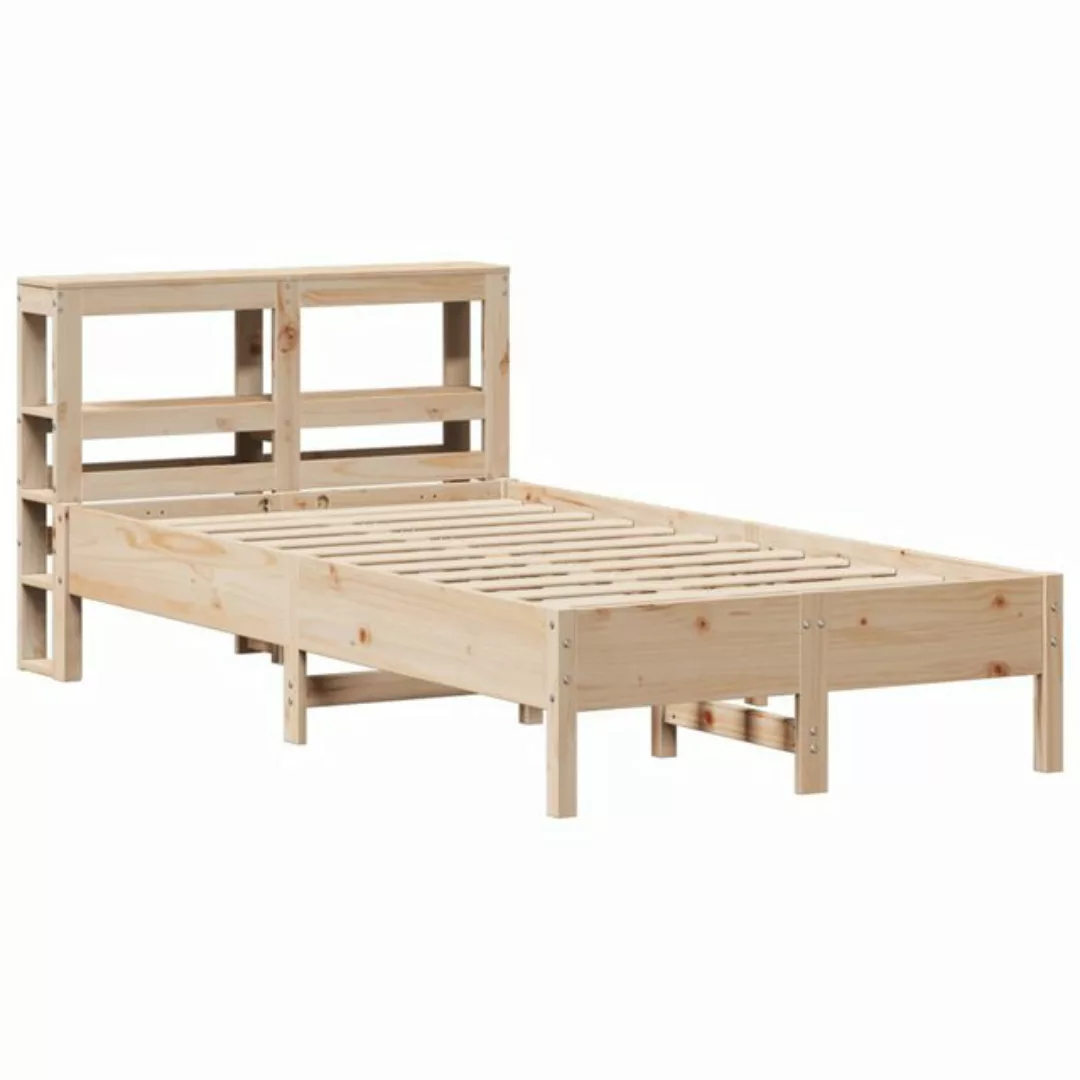 vidaXL Bett, Massivholzbett ohne Matratze 75x190 cm Kiefernholz günstig online kaufen