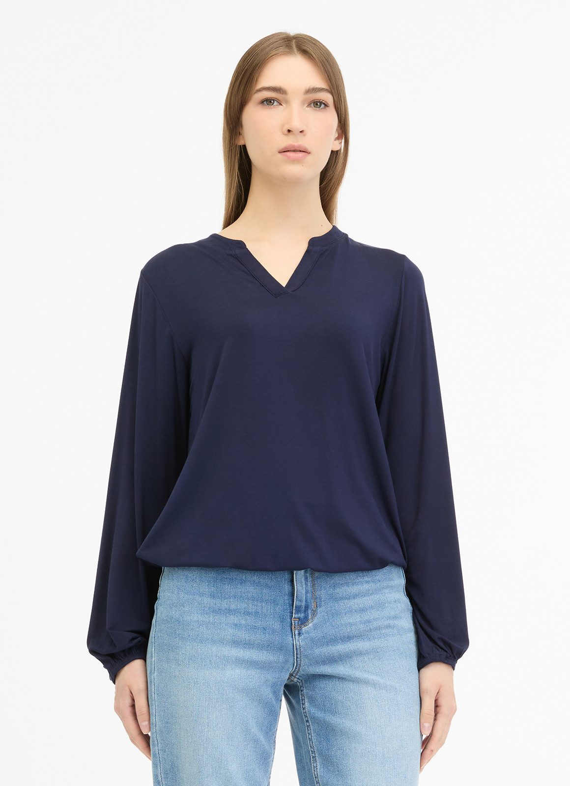 Ragwear Blusenshirt SANTICA mit schmalem Stehkragen günstig online kaufen