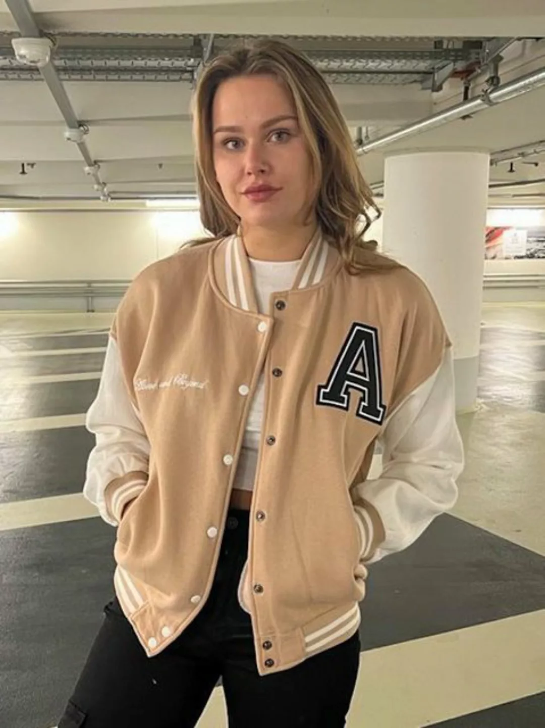 Worldclassca Collegejacke Worldclassca Collegejacke Aufnähern Sweatjacke Üb günstig online kaufen