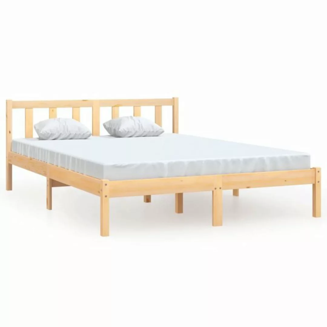 furnicato Bett Massivholzbett Kiefernholz 120x200 cm günstig online kaufen