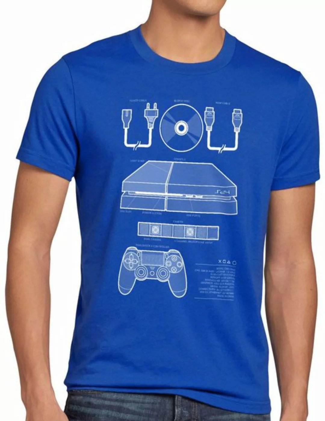 style3 Print-Shirt Herren T-Shirt PS4 Gamer konsole pro vr günstig online kaufen